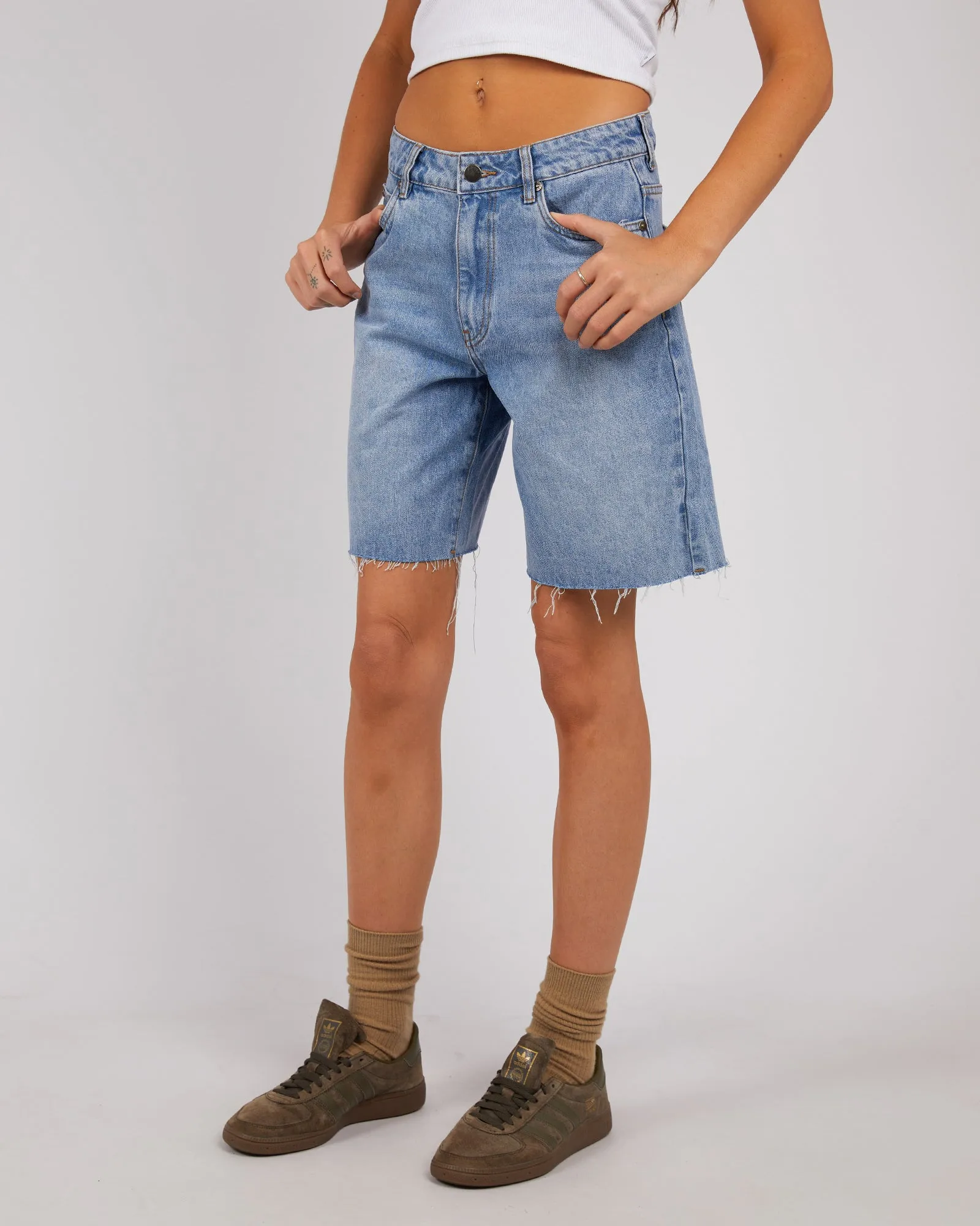 Lexie Denim Jort Light Blue sold by edge clothing product image thumbnail 4