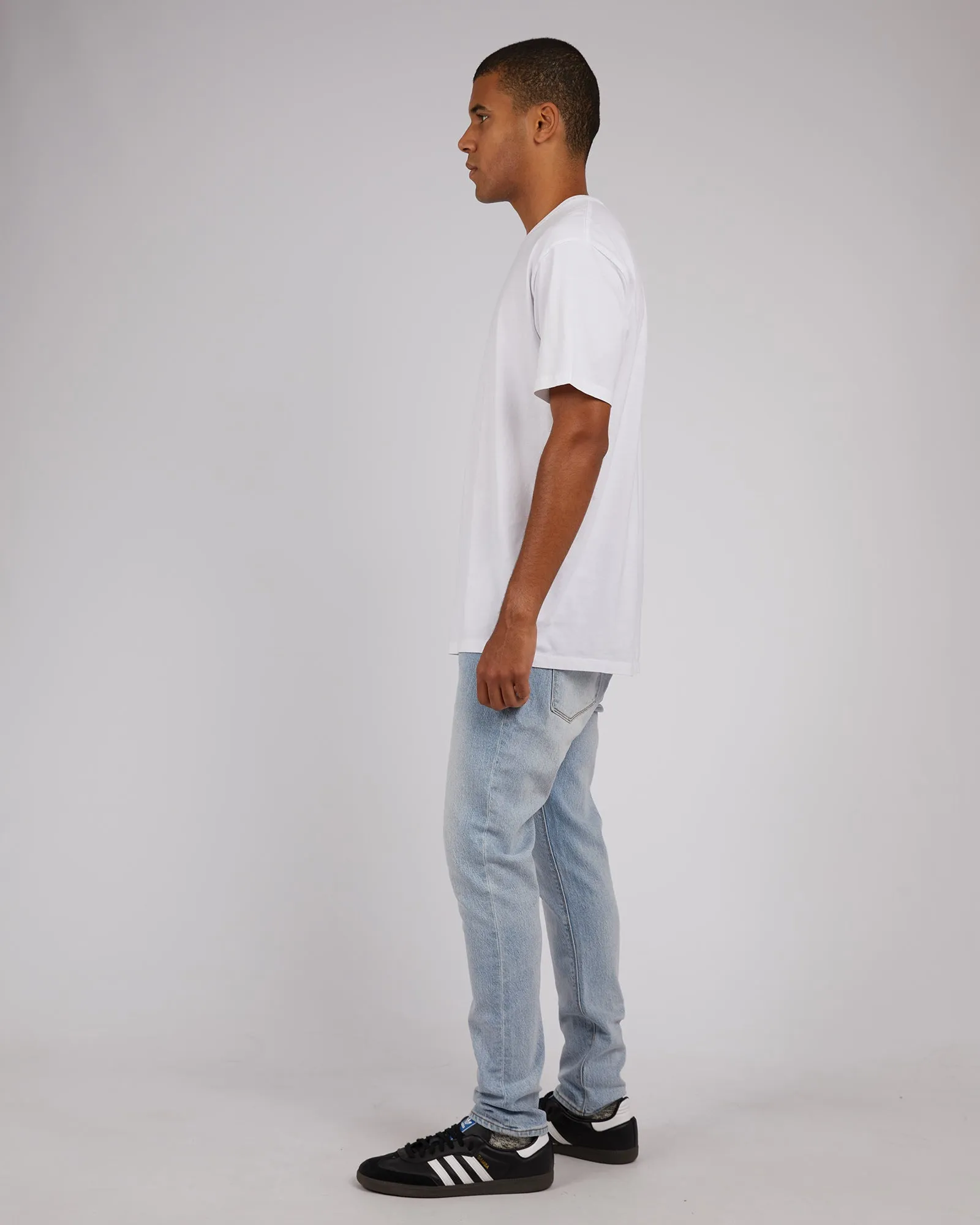 A Dropped Skinny Jean Bias Blue sold by edge clothing product image thumbnail 5