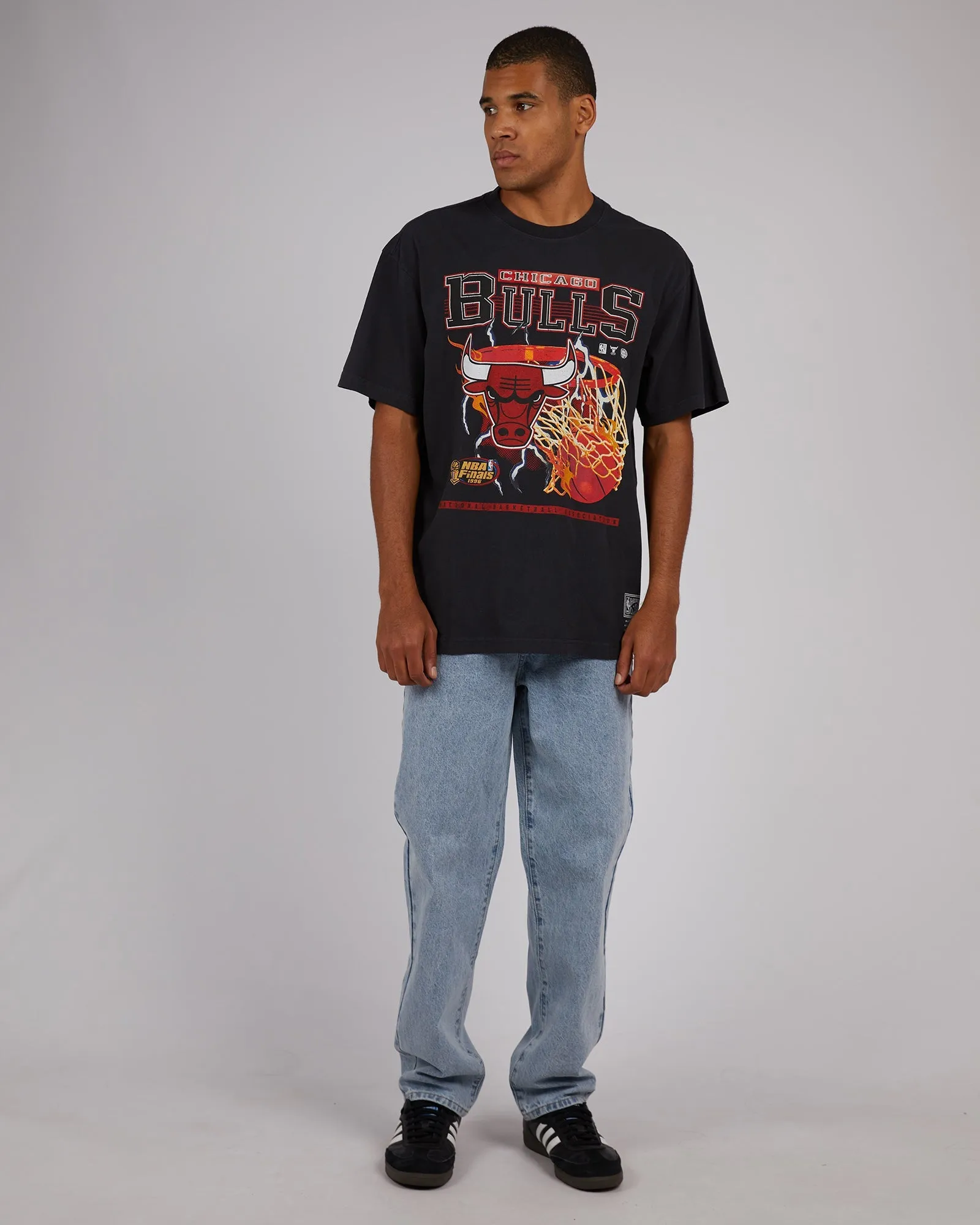 Lightning Hoop Tee Bulls Black sold by edge clothing product image thumbnail 2