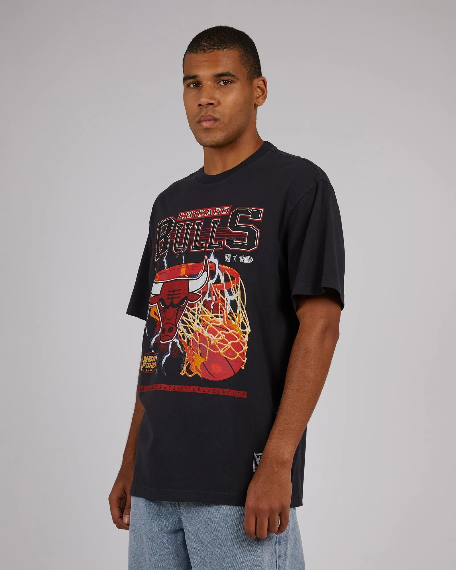 Lightning Hoop Tee Bulls Black sold by edge clothing product image thumbnail 4