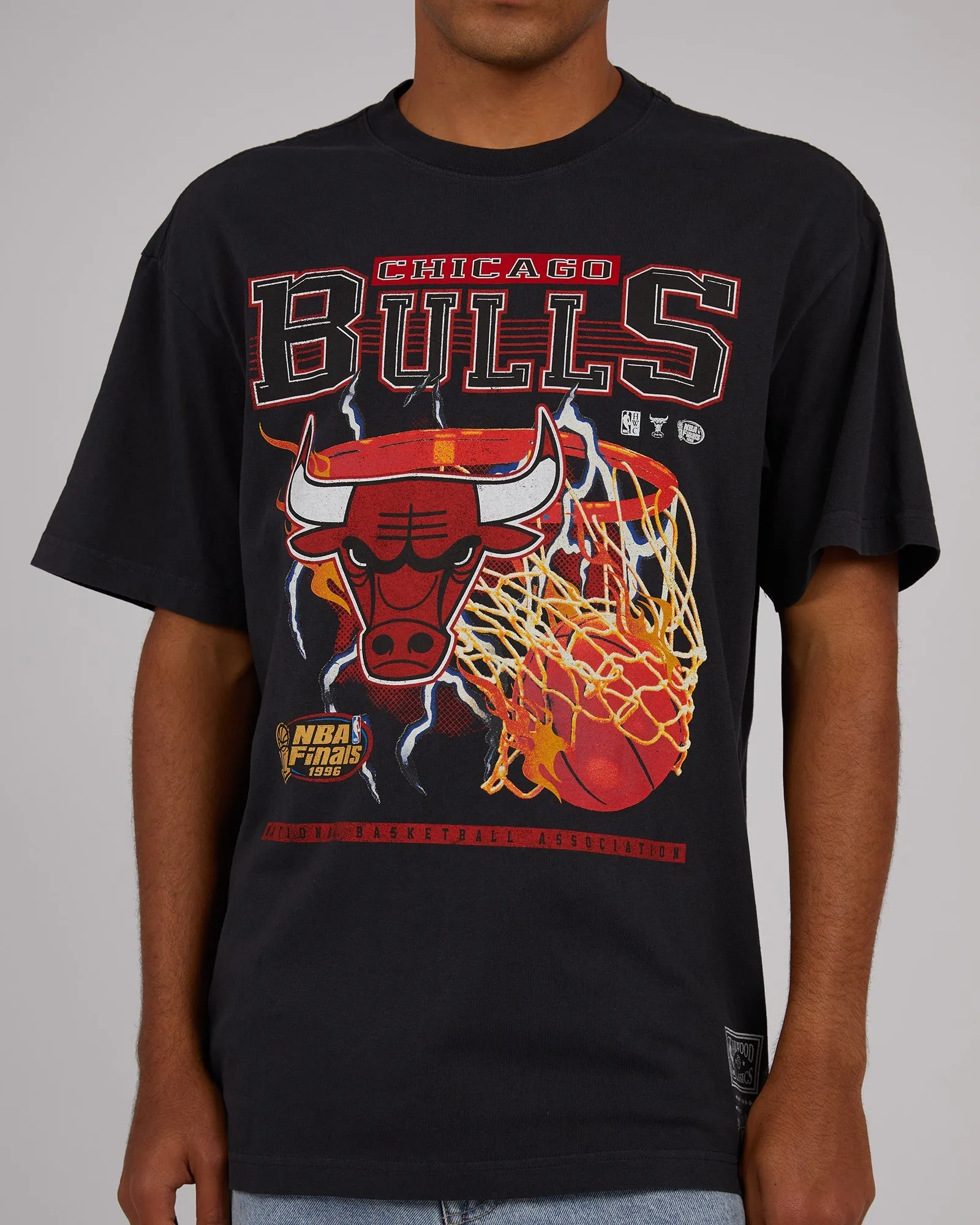 Lightning Hoop Tee Bulls Black sold by edge clothing product image thumbnail 5