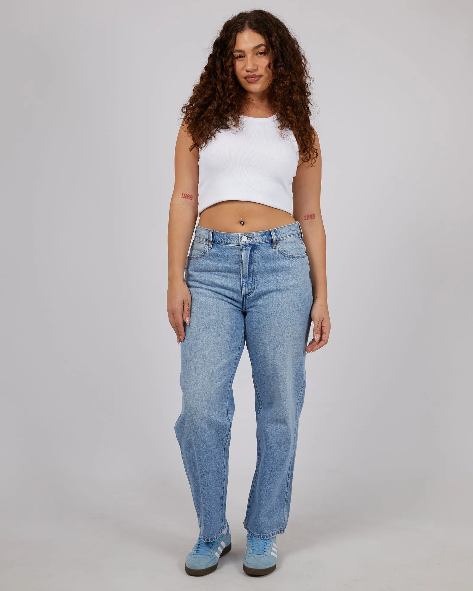 Mid Bella Baggy Jean Ocean Blue sold by edge clothing product image thumbnail 2