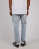 A Dropped Slim Jean Peril Blue sold by edge clothing