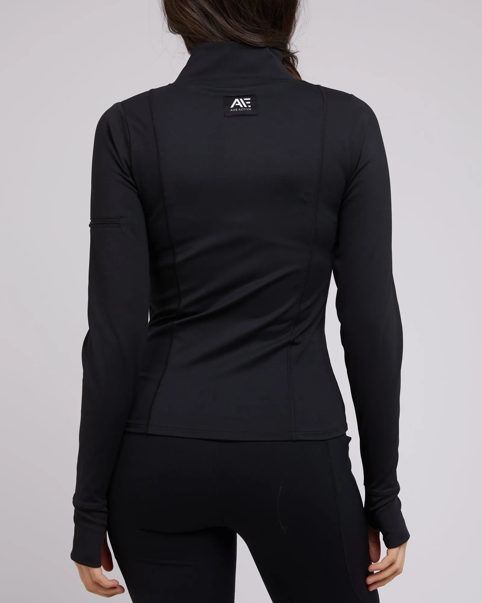 Active Zip Through Black sold by edge clothing product image thumbnail 3