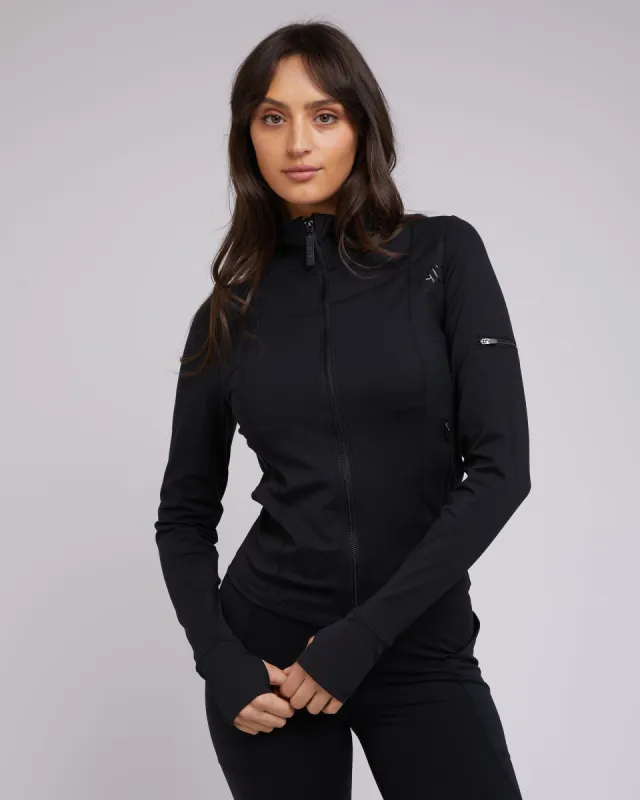 Active Zip Through Black sold by edge clothing