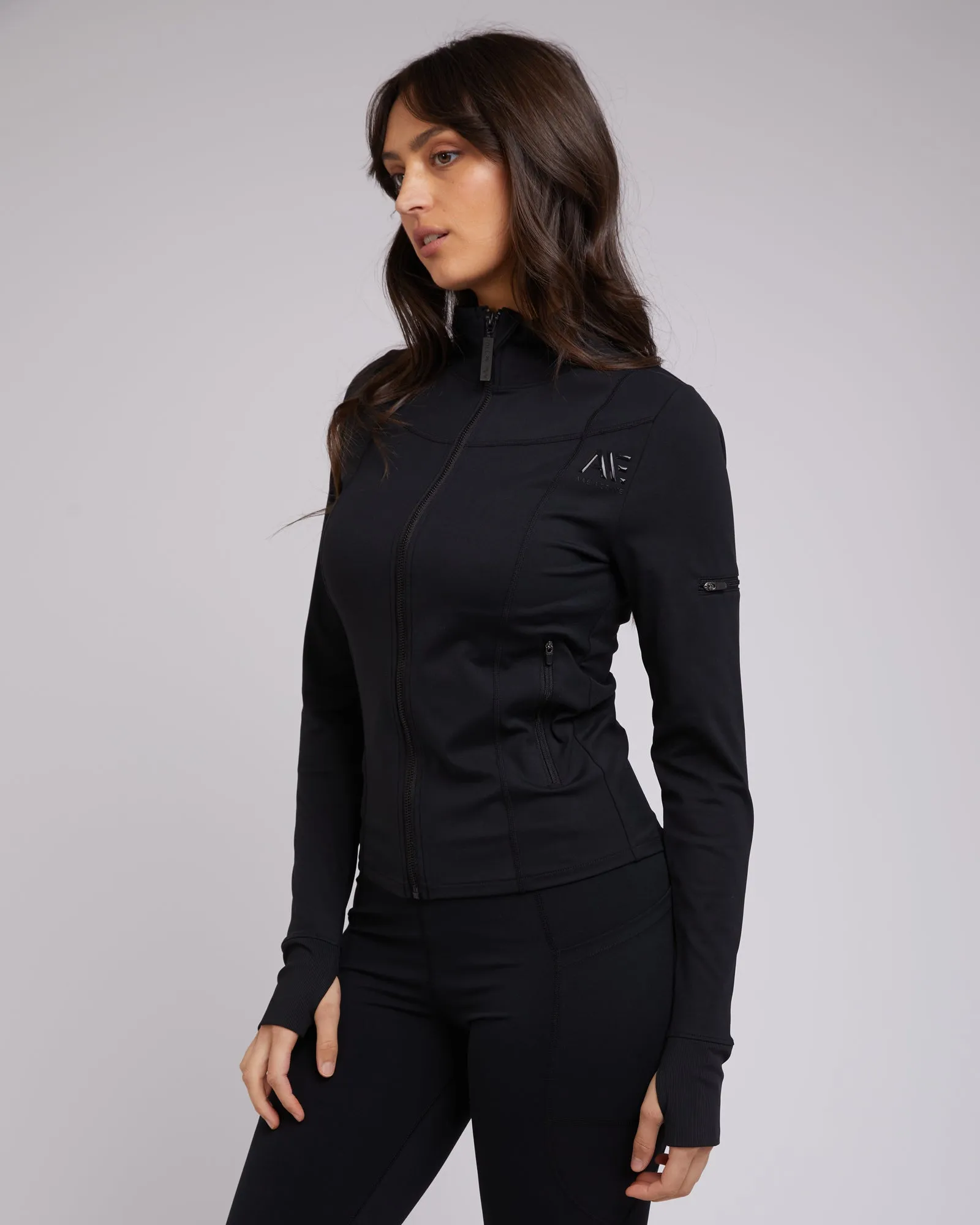 Active Zip Through Black sold by edge clothing product image thumbnail 4