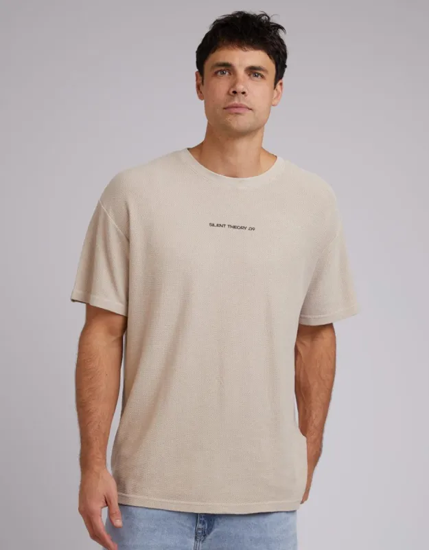 All Day Logo Tee Beige sold by edge clothing
