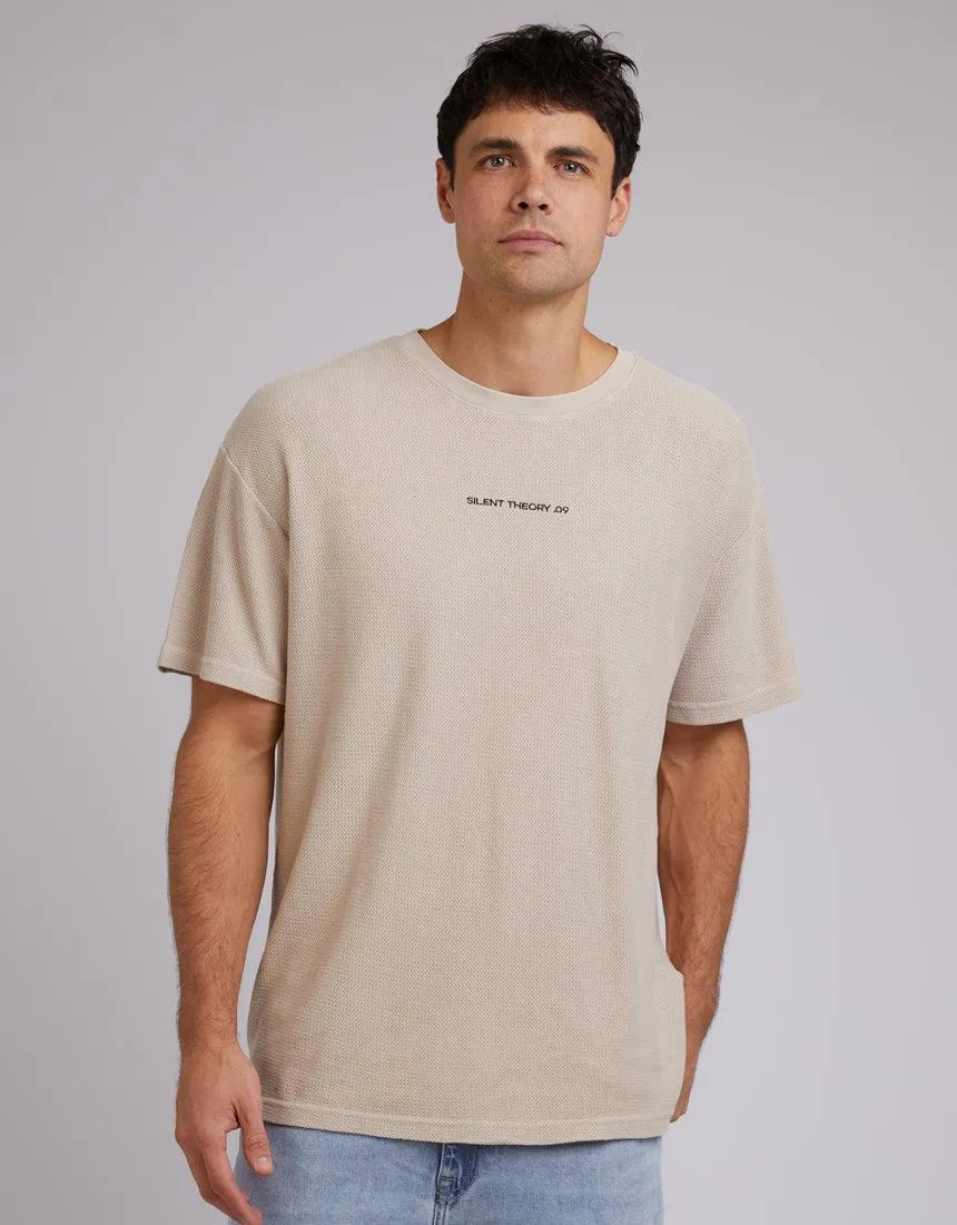 All Day Logo Tee Beige sold by edge clothing