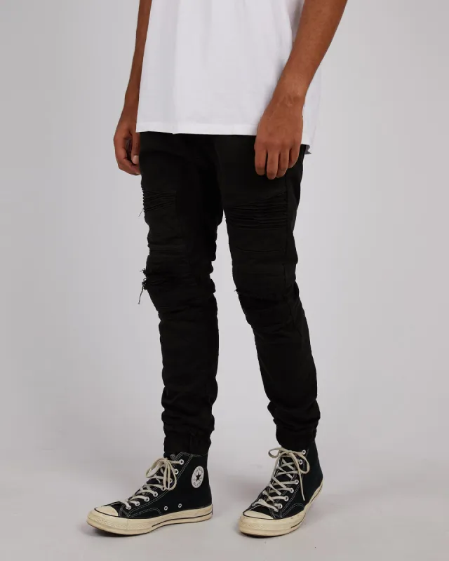 Viper Denim Jogger Black sold by edge clothing