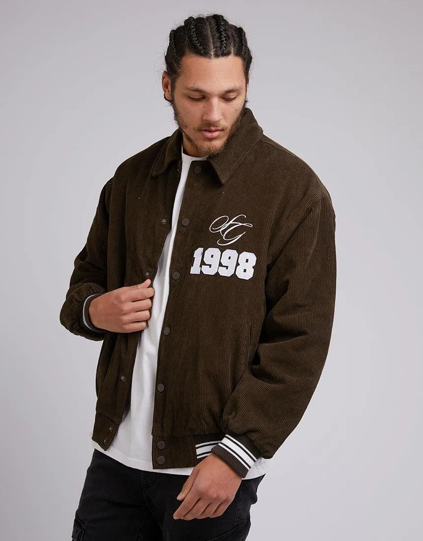 Cord Varsity Jacket Brown sold by edge clothing product image thumbnail 4