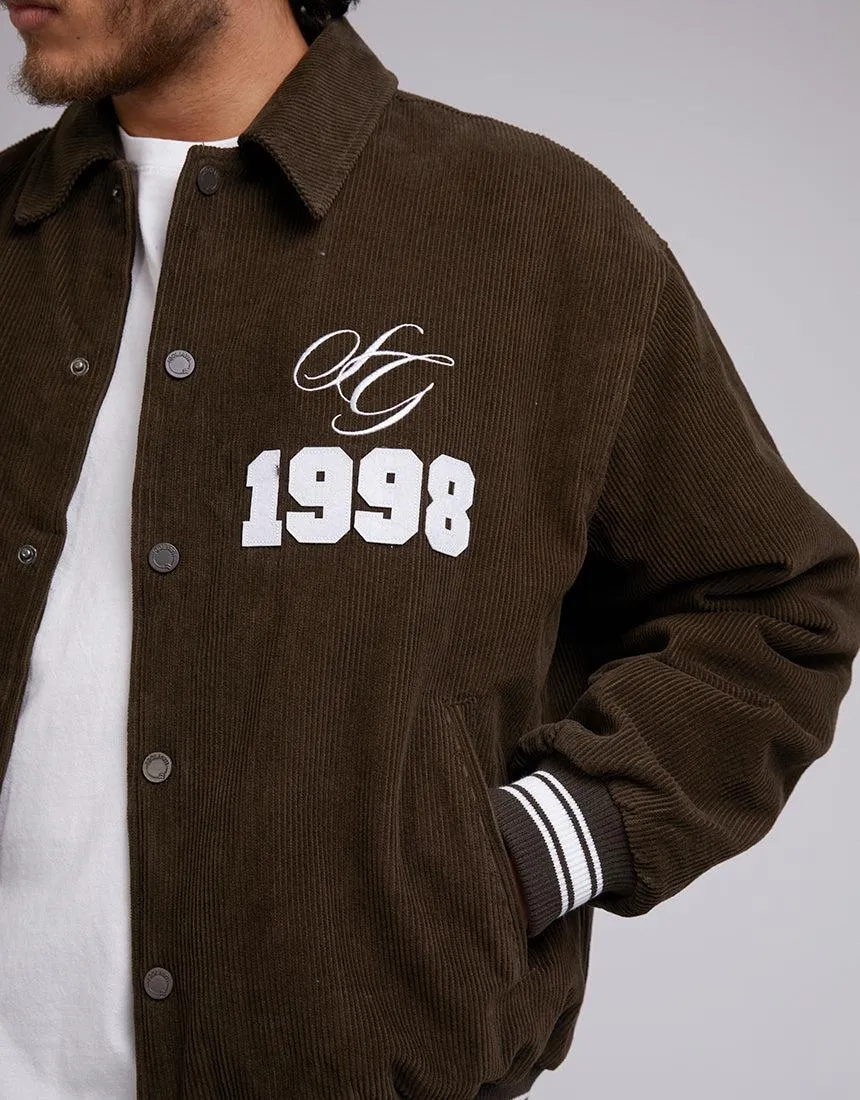 Cord Varsity Jacket Brown sold by edge clothing product image thumbnail 5