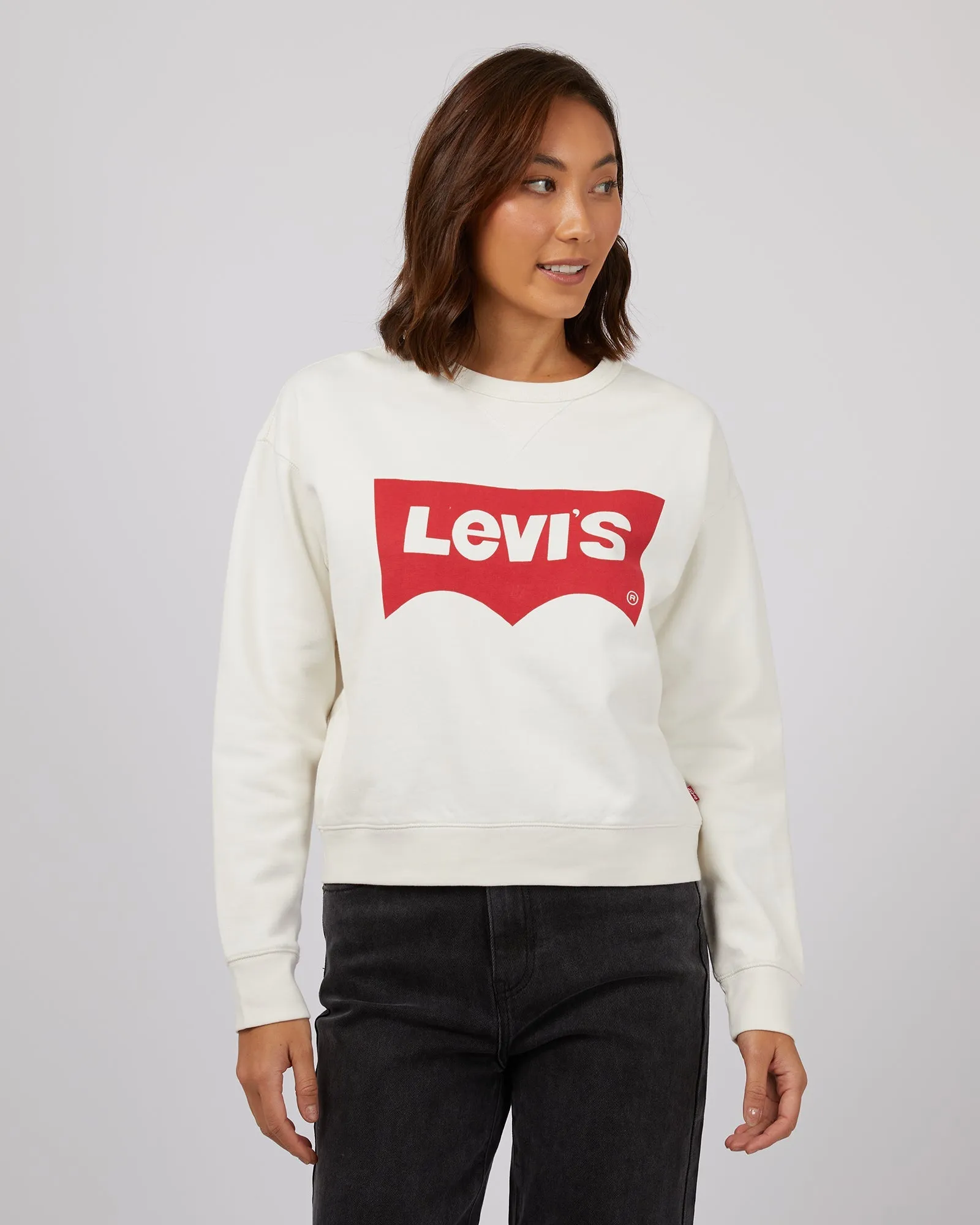 Graphic Signature Crew White sold by edge clothing