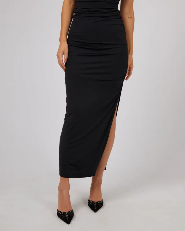 Stella Maxi Skirt Black sold by edge clothing