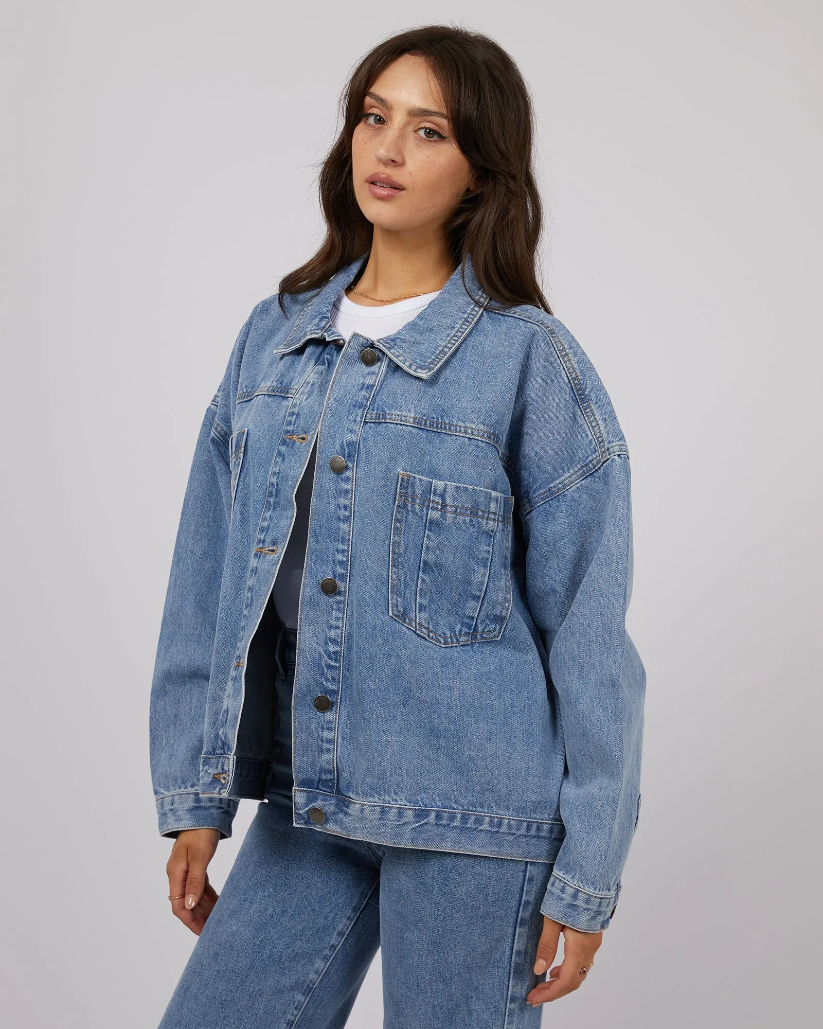 Sydney Denim Jacket Light Blue sold by edge clothing product image thumbnail 5