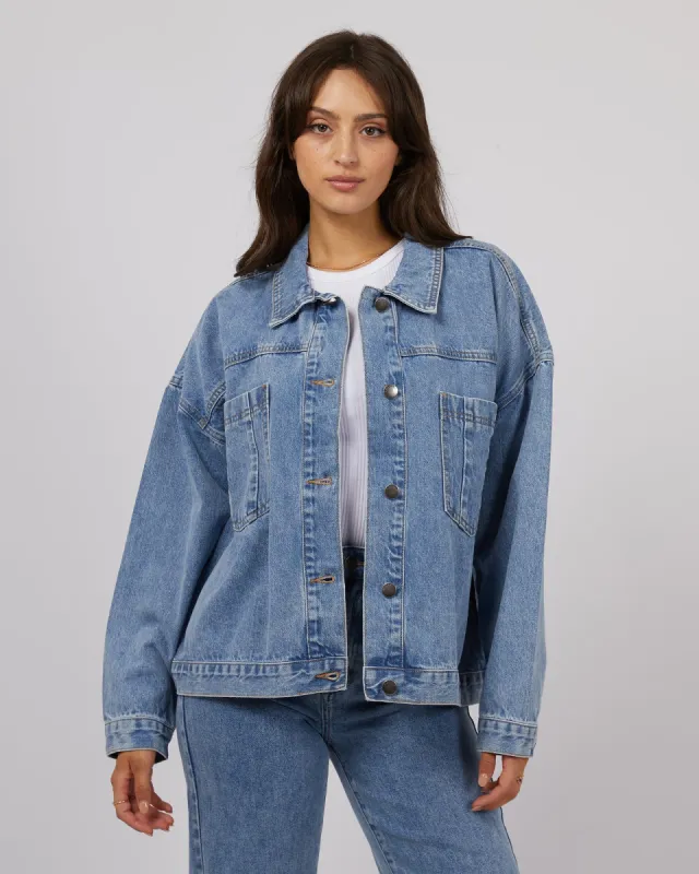 Sydney Denim Jacket Light Blue sold by edge clothing