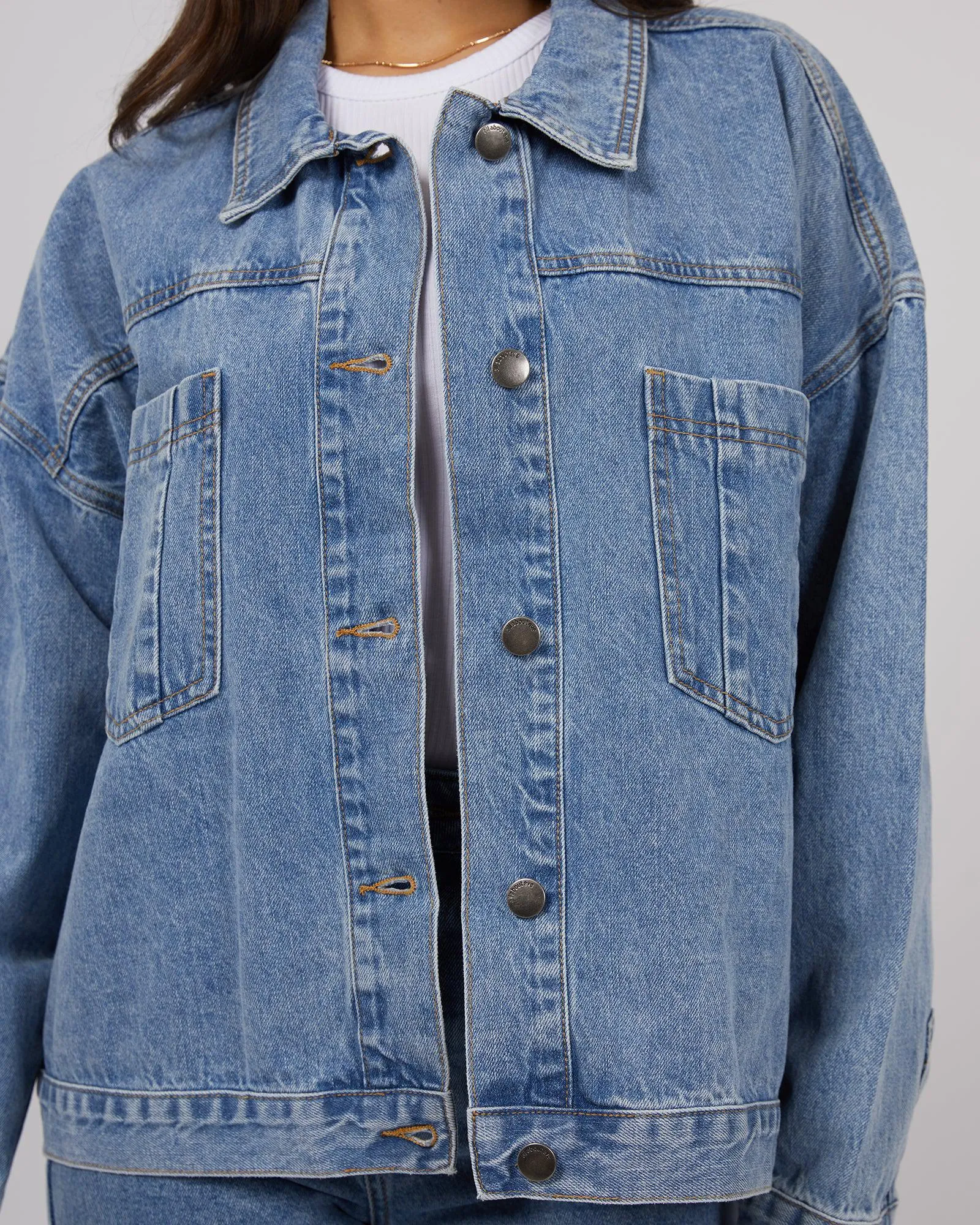 Sydney Denim Jacket Light Blue sold by edge clothing product image thumbnail 4