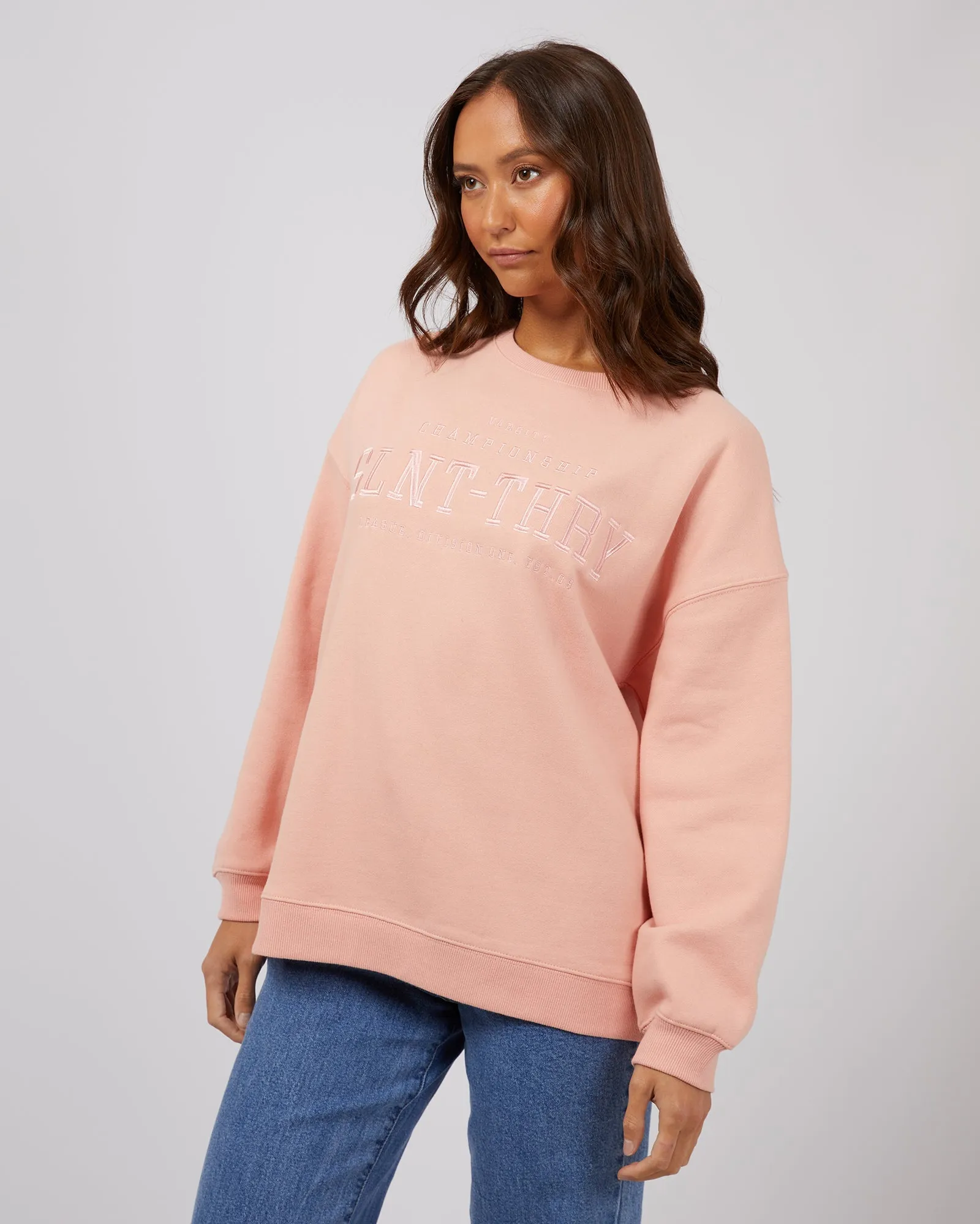 Varsity Crew Pale Pink sold by edge clothing product image thumbnail 4