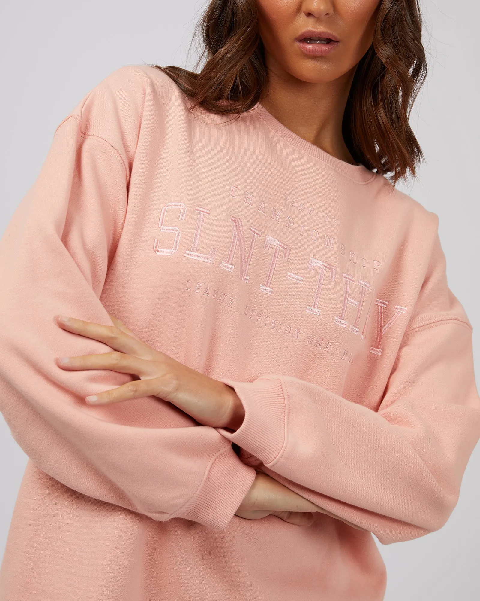 Varsity Crew Pale Pink sold by edge clothing product image thumbnail 5