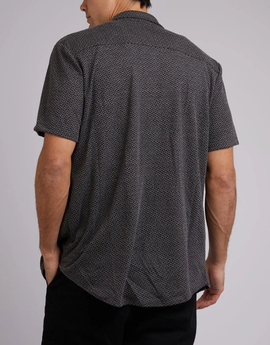 Textured Shirt Black sold by edge clothing product image thumbnail 3