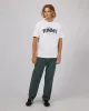 Varsity Luxe Tee White sold by edge clothing