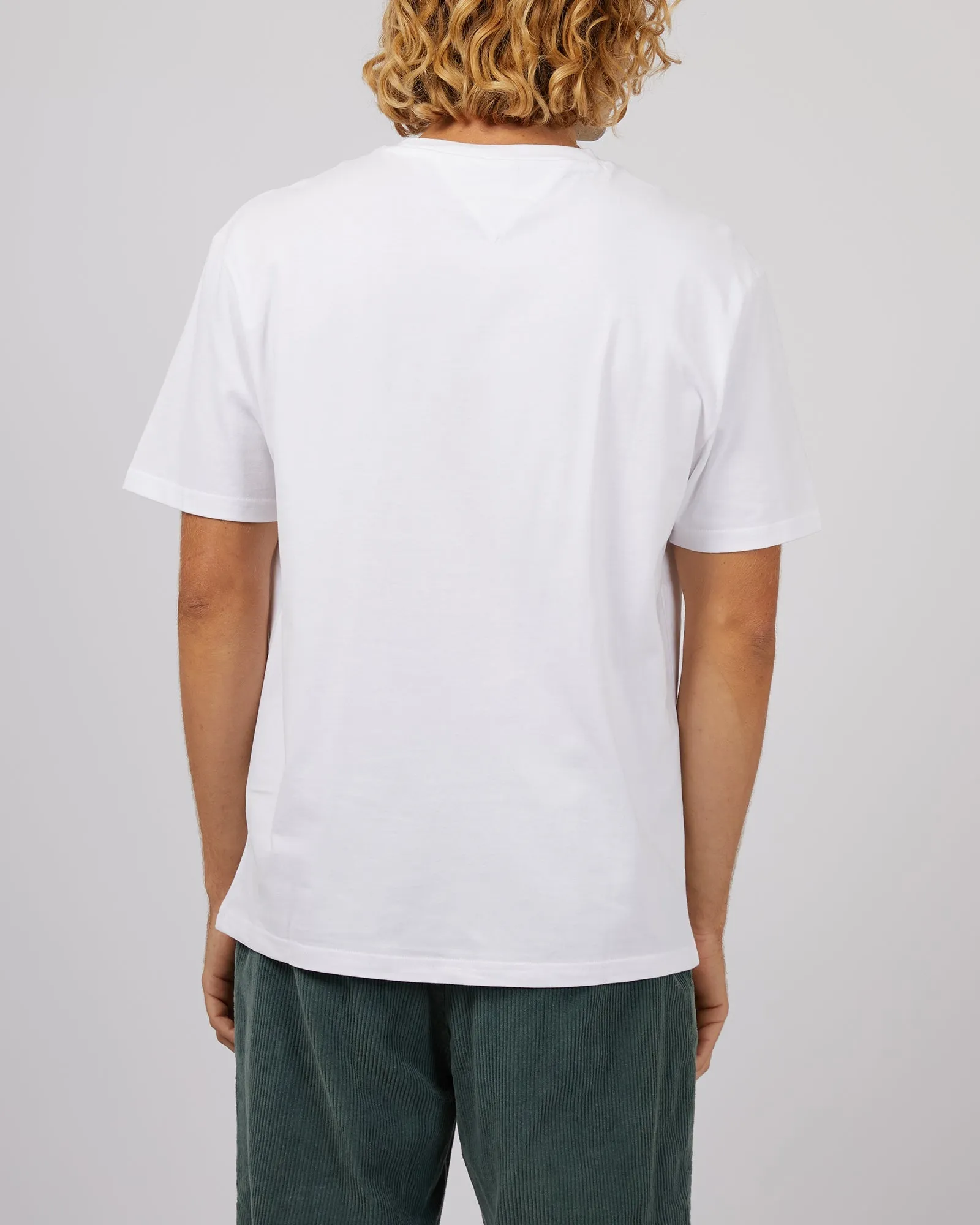 Varsity Luxe Tee White sold by edge clothing product image thumbnail 3