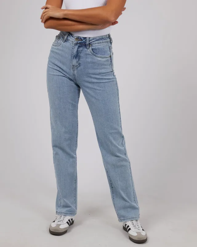 Mila Comfort Straight Jean Light Blue sold by edge clothing