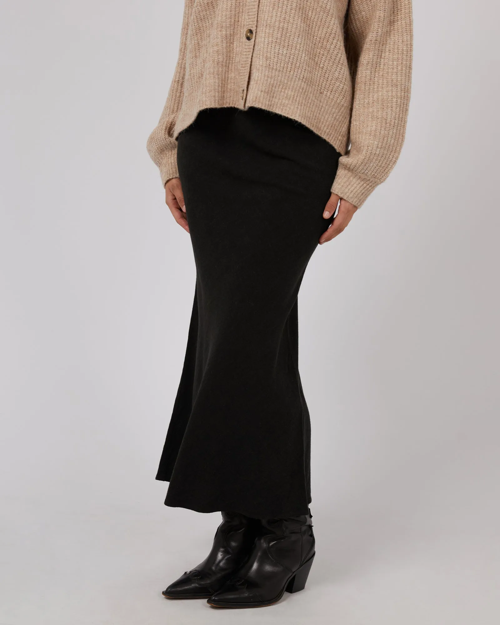 Leyla Maxi Skirt Black sold by edge clothing product image thumbnail 4