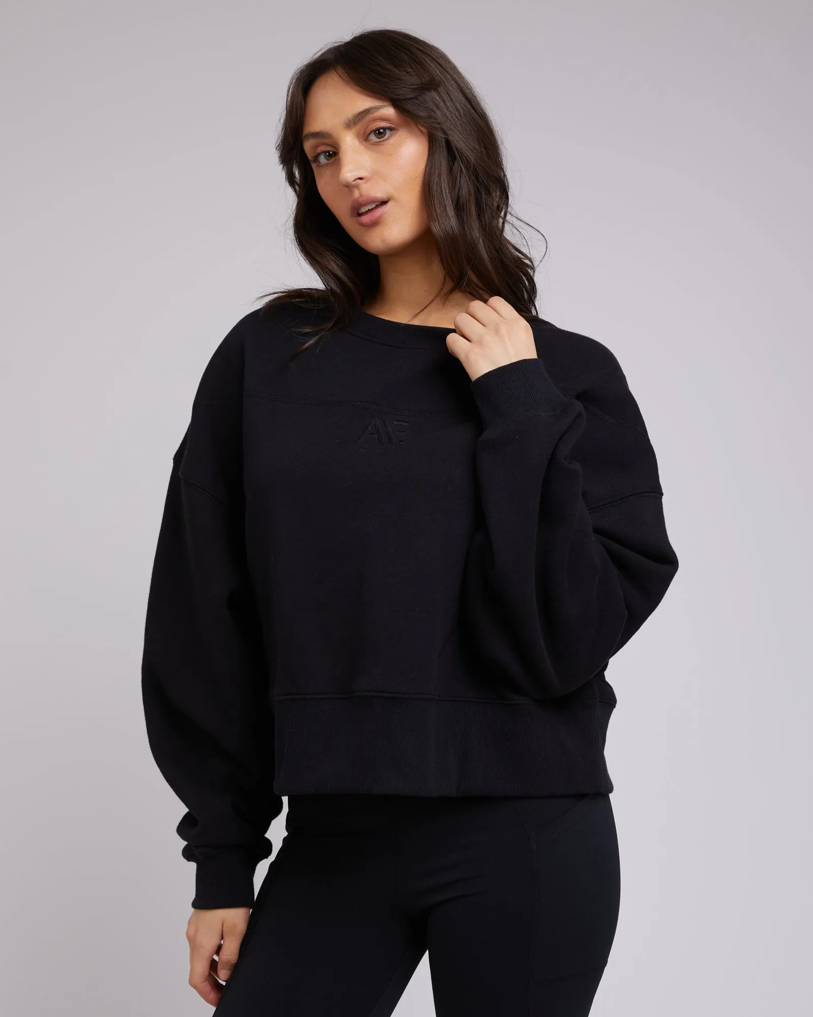 Active Tonal Sweater Black sold by edge clothing product image thumbnail 4