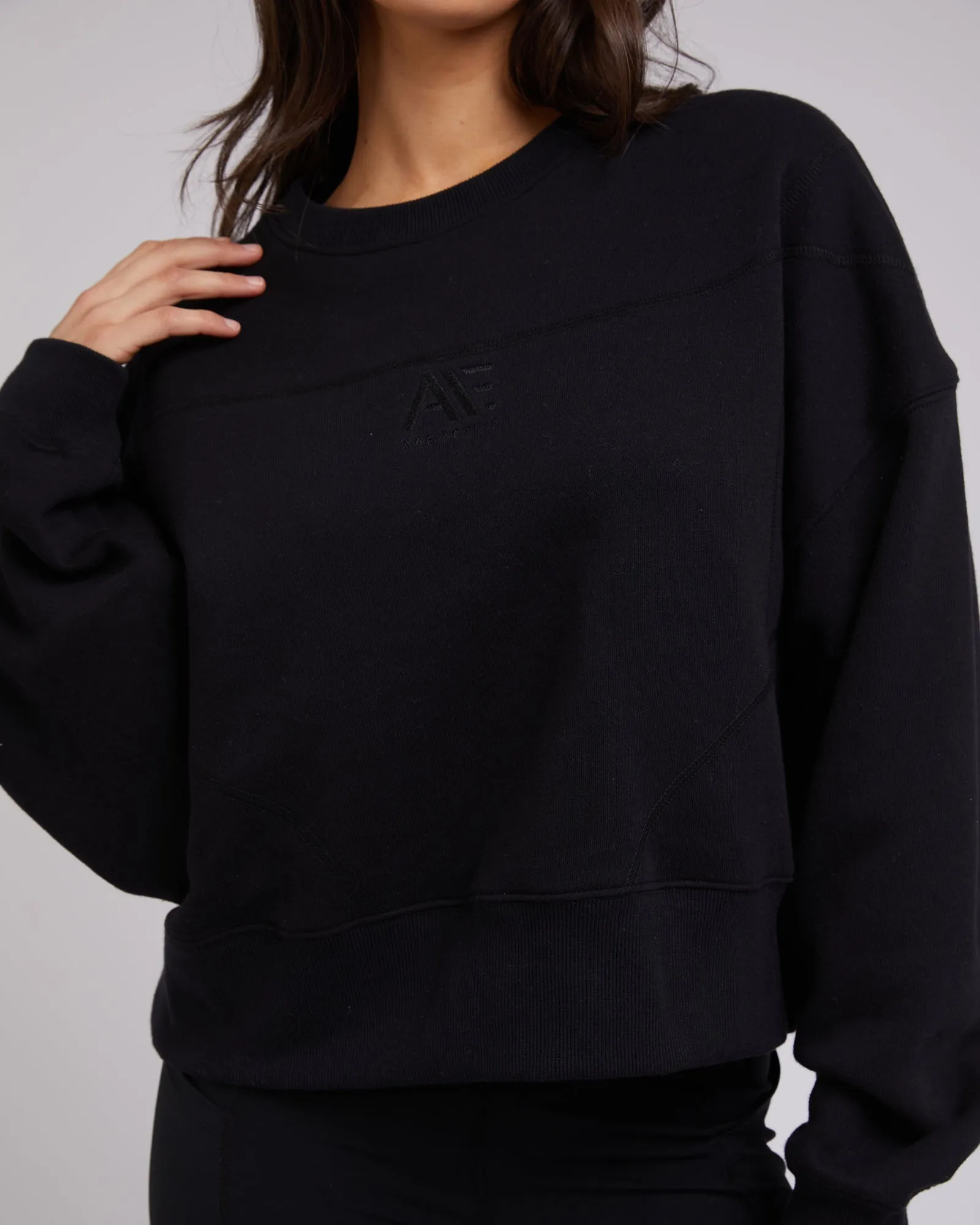 Active Tonal Sweater Black sold by edge clothing product image thumbnail 5