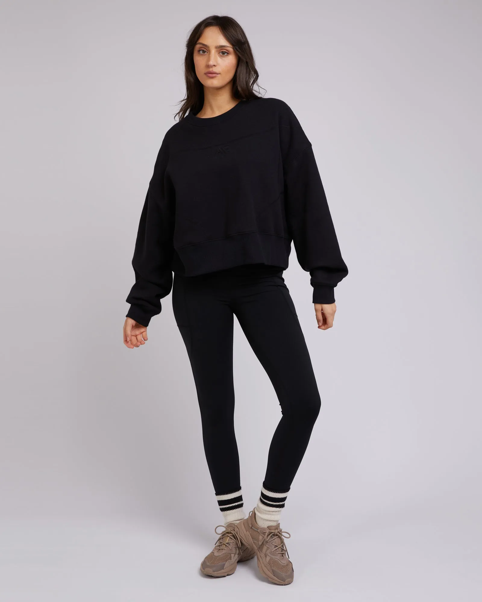 Active Tonal Sweater Black sold by edge clothing product image thumbnail 2