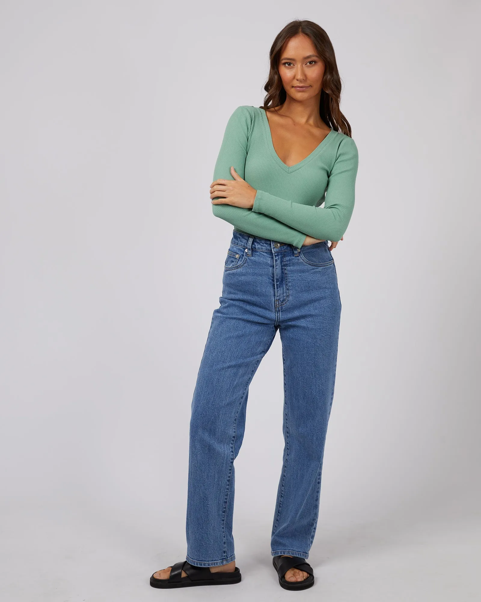 Lily Long Sleeve Sage sold by edge clothing product image thumbnail 2