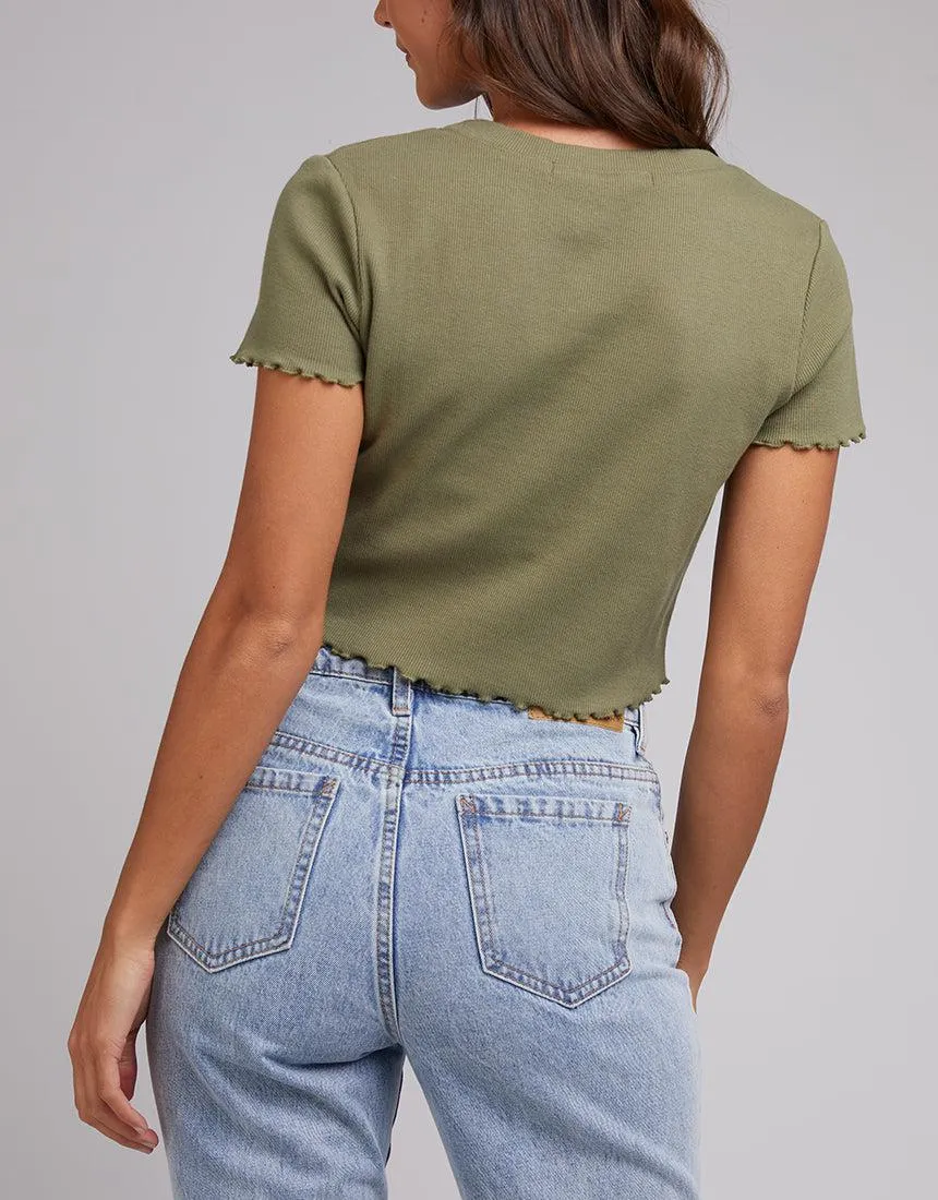 Annie Top Khaki sold by edge clothing product image thumbnail 3