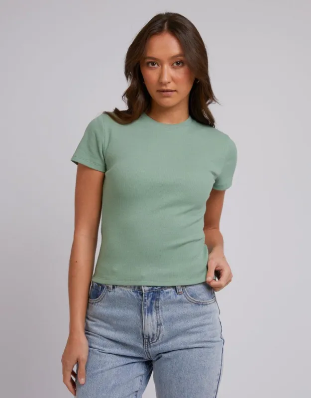 Margo Tee Sage sold by edge clothing