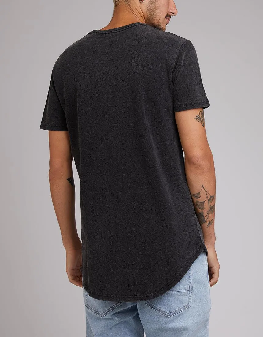 Acid Pique Tee Washed Black sold by edge clothing product image thumbnail 3