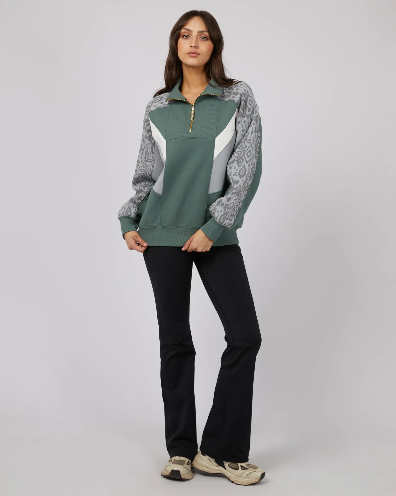 National Quarter Zip Green sold by edge clothing product image thumbnail 2