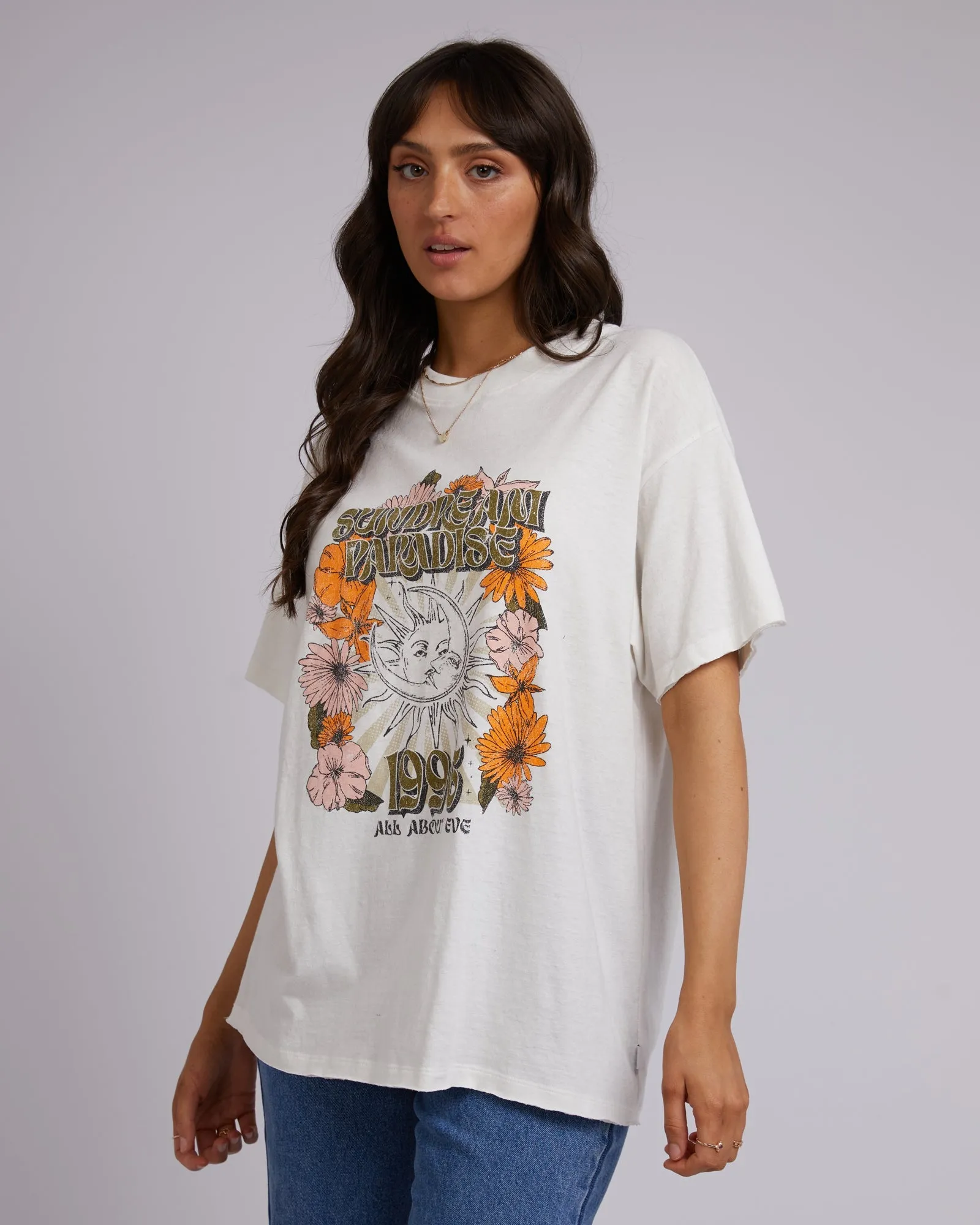 Sundream Oversized Tee Vintage White sold by edge clothing product image thumbnail 4
