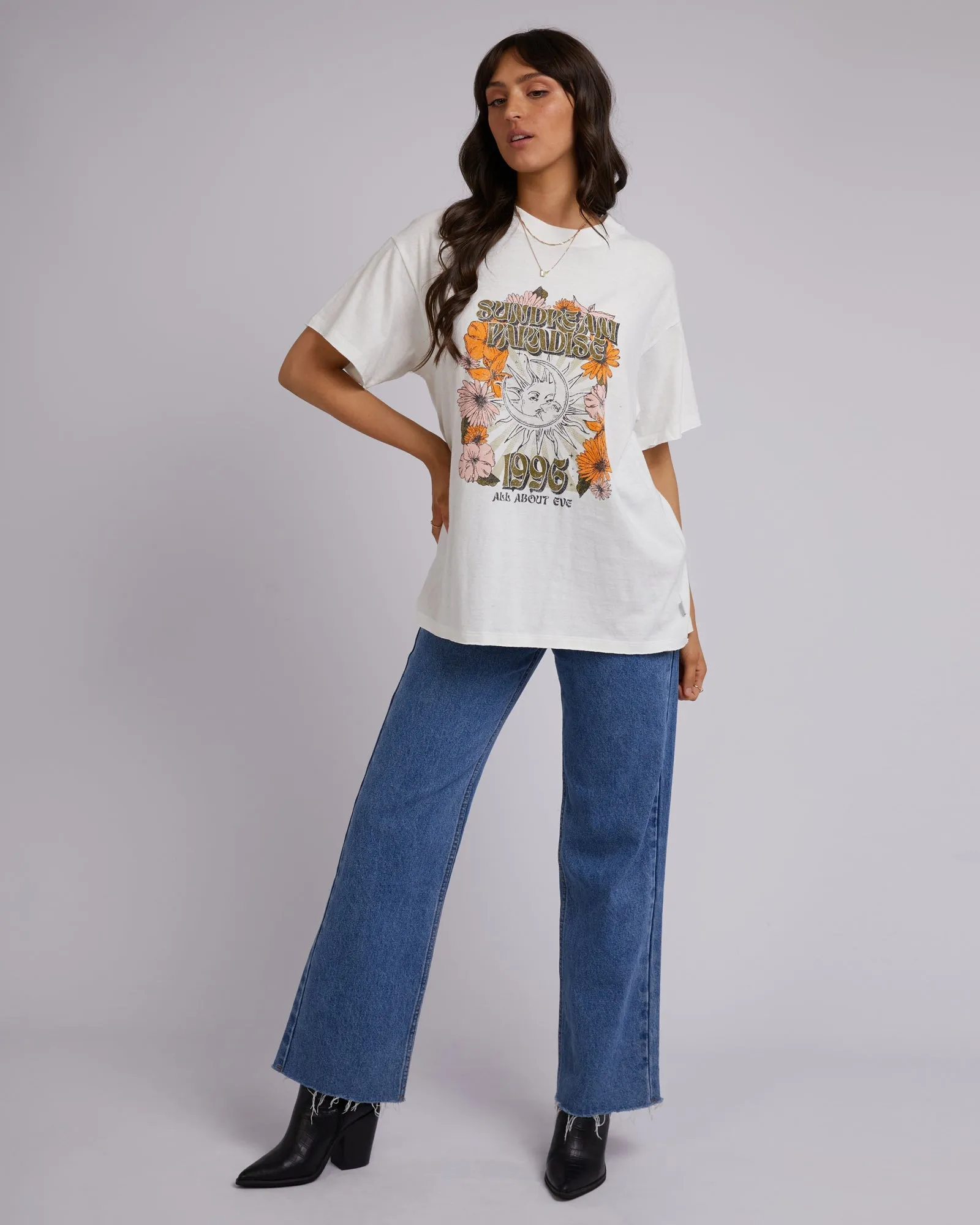 Sundream Oversized Tee Vintage White sold by edge clothing product image thumbnail 2