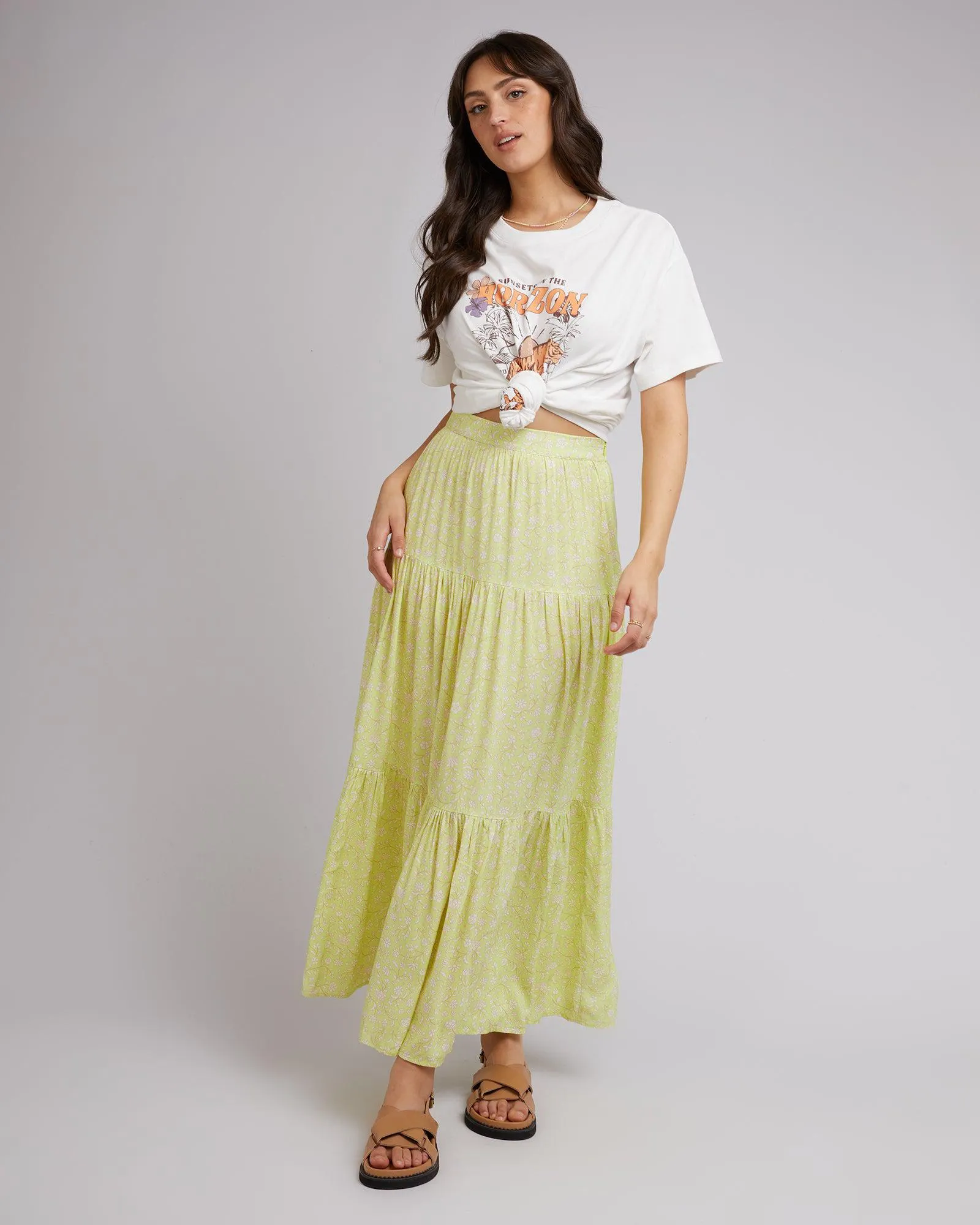 Leni Print Maxi Skirt sold by edge clothing product image thumbnail 2