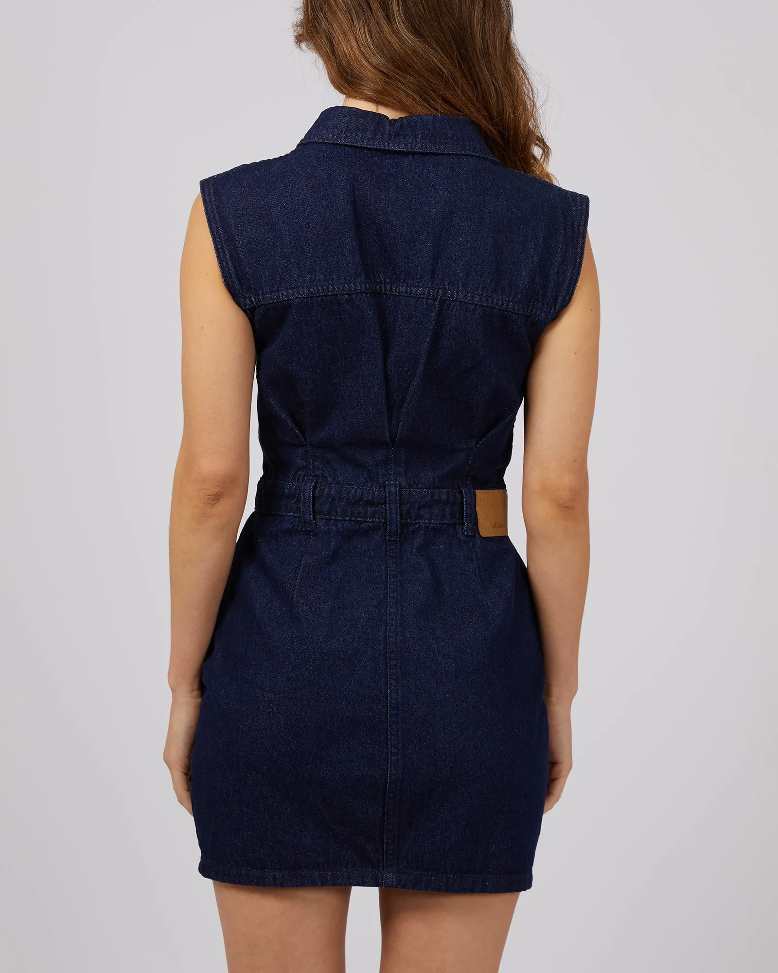 Kennedy Denim Mini Dress Organic Blue sold by edge clothing product image thumbnail 3