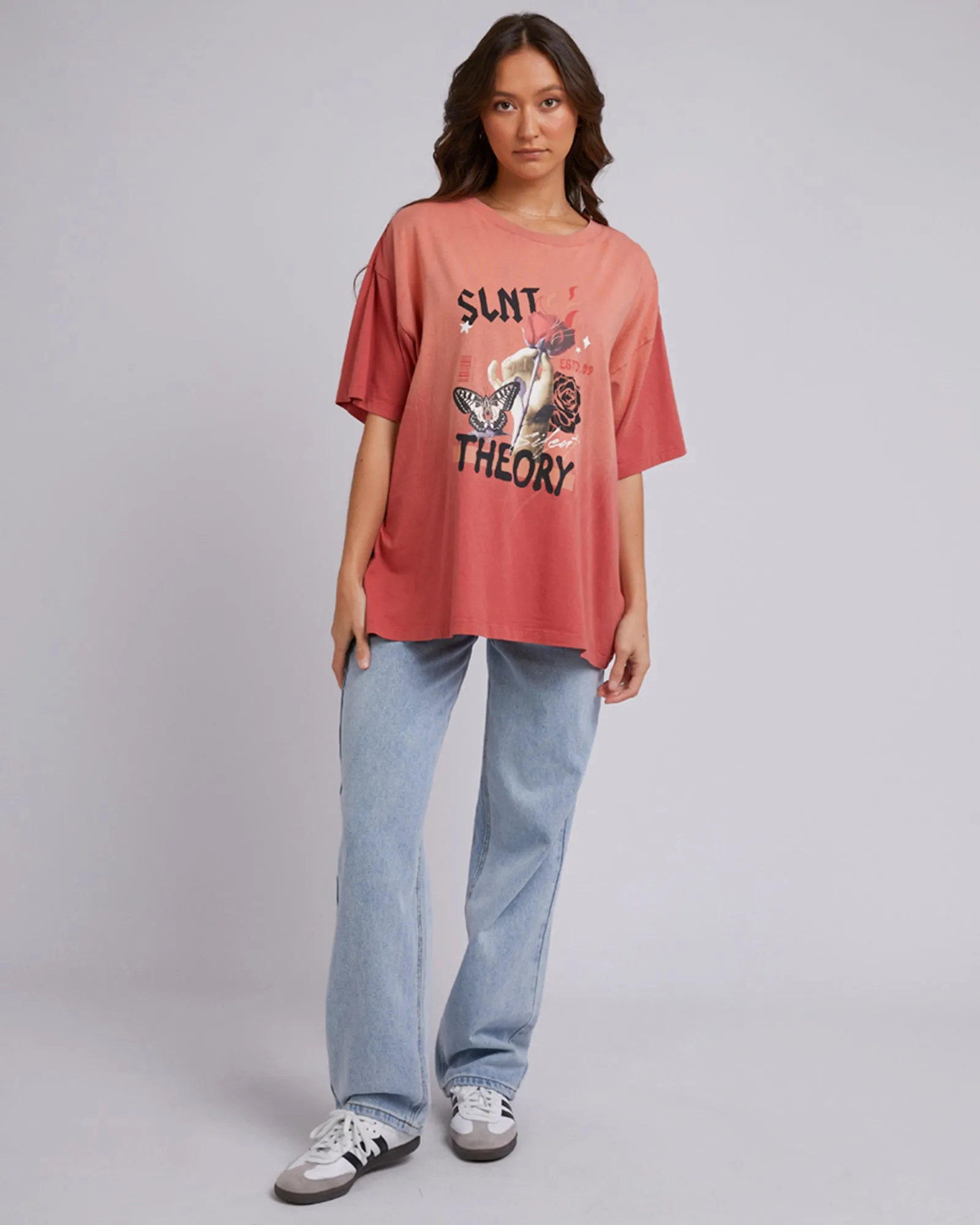 New Flame Tee Washed Red sold by edge clothing product image thumbnail 2