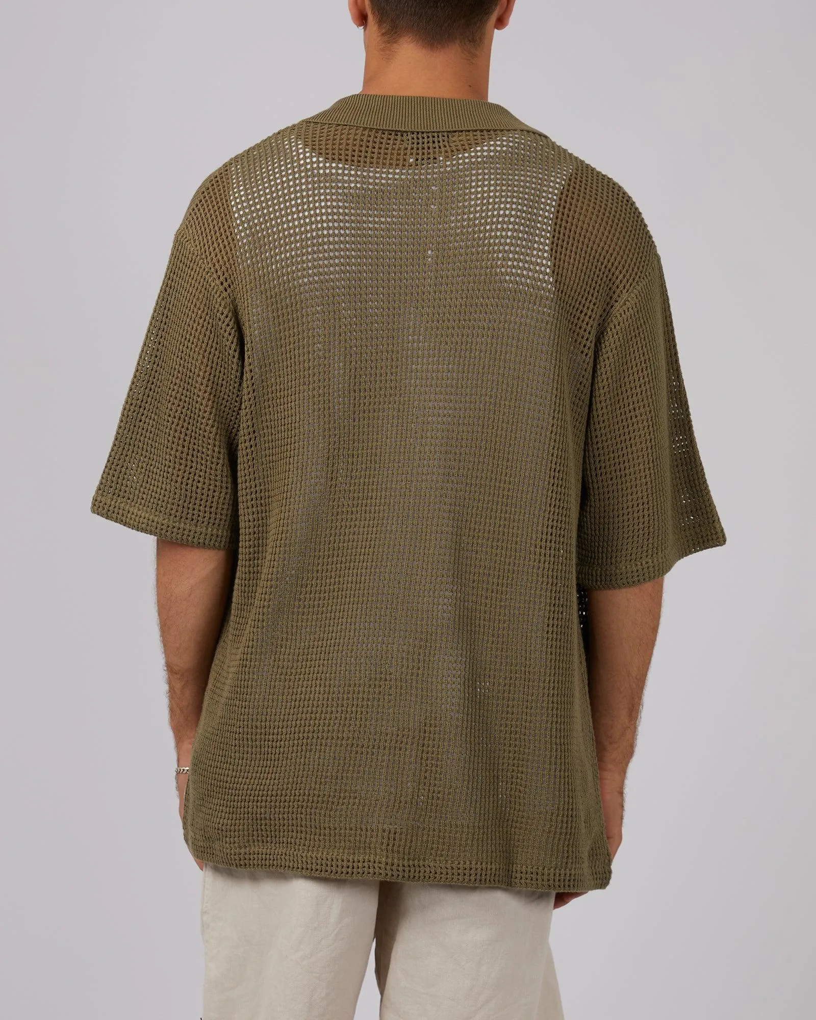 Clement Knit Shirt Khaki sold by edge clothing product image thumbnail 3
