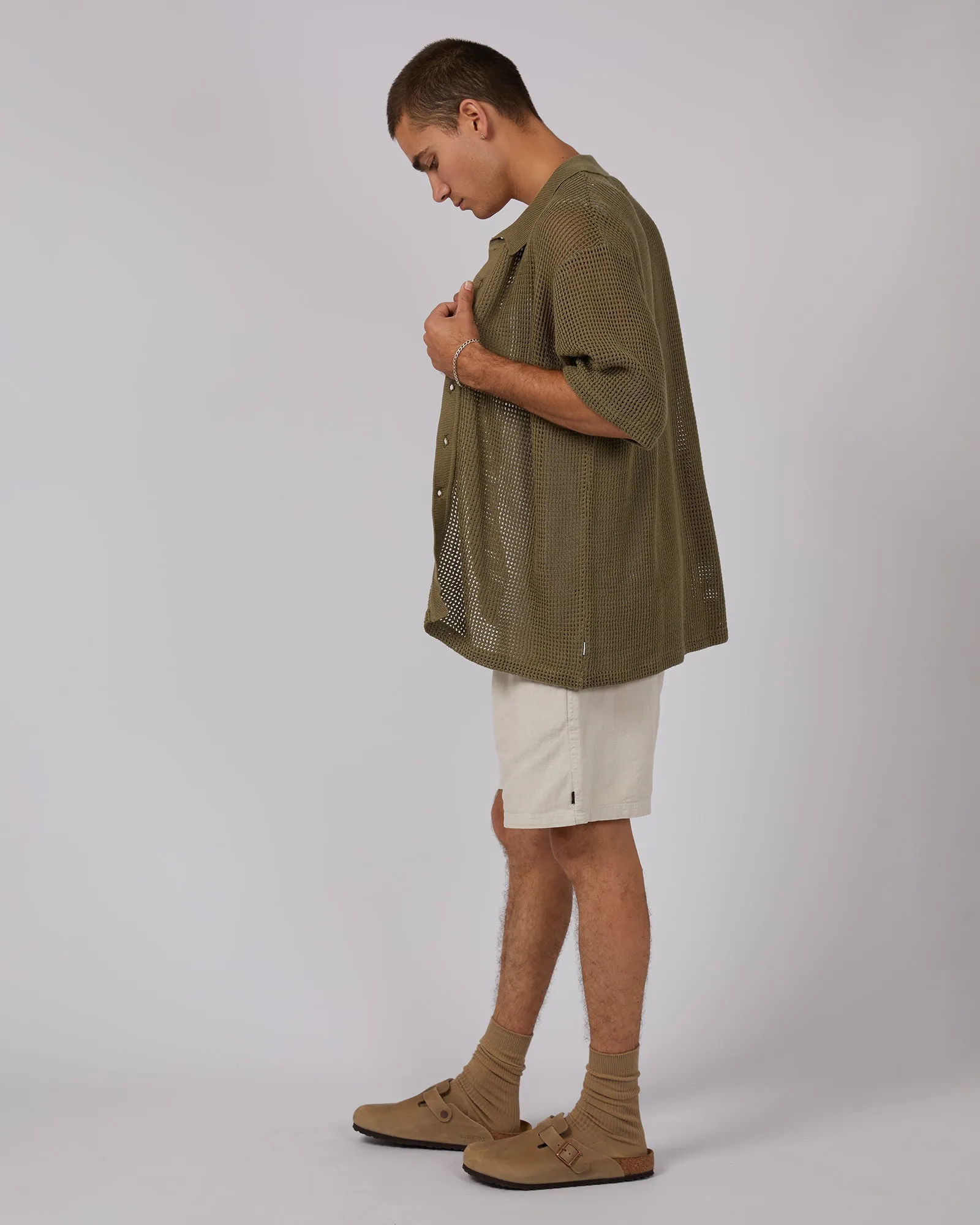 Clement Knit Shirt Khaki sold by edge clothing product image thumbnail 4