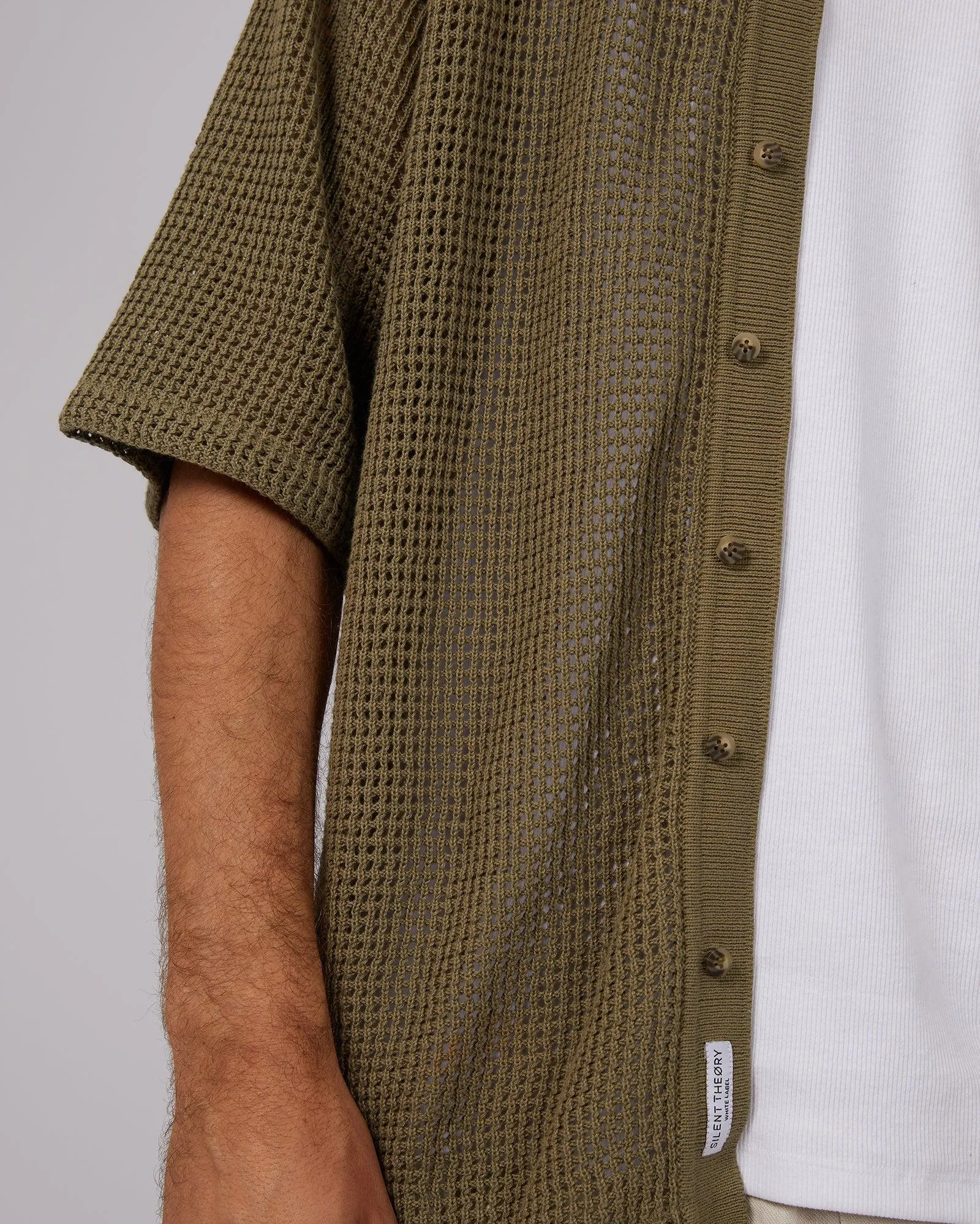 Clement Knit Shirt Khaki sold by edge clothing product image thumbnail 5