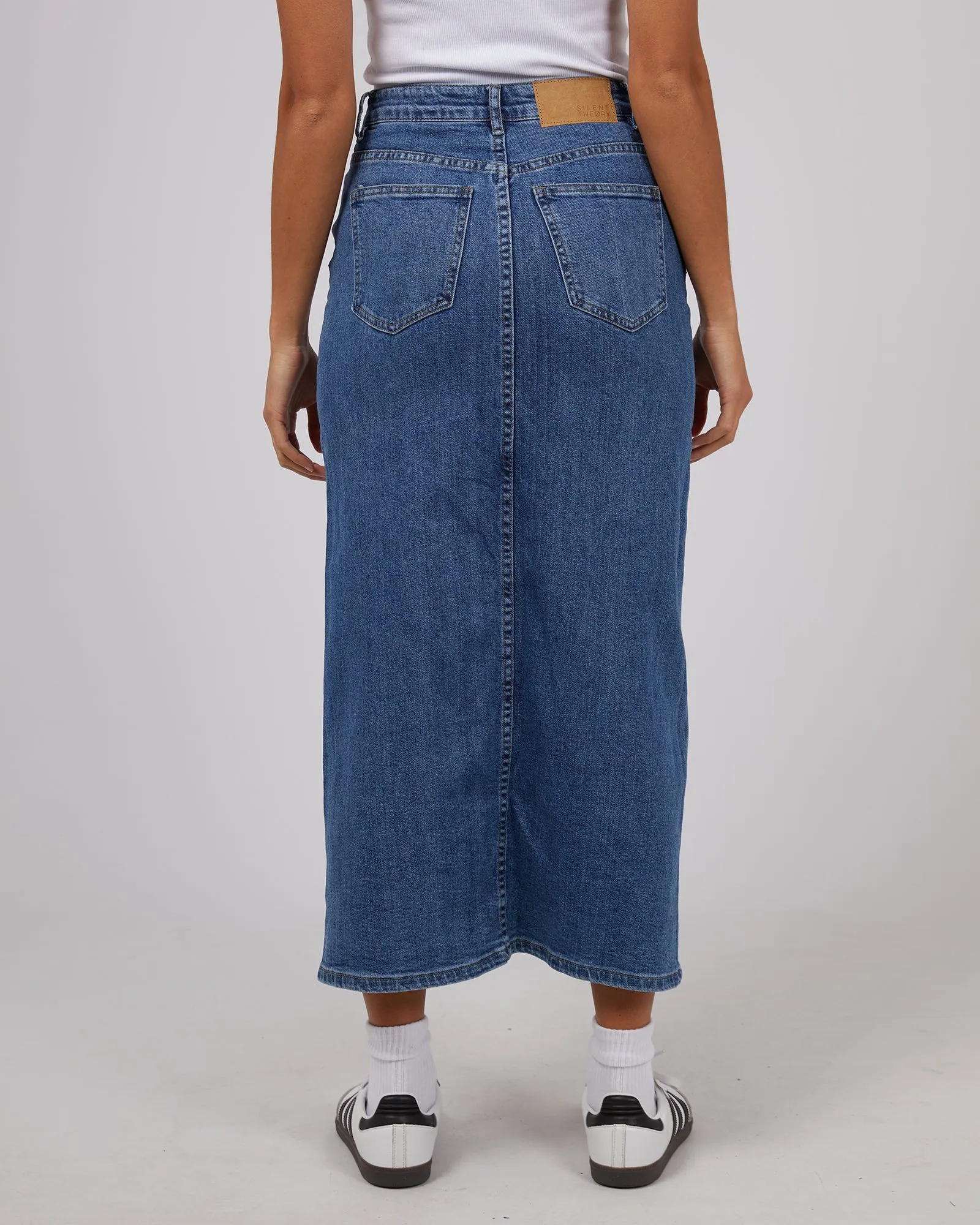 Eva Comfort Maxi Skirt Mid Blue sold by edge clothing product image thumbnail 3