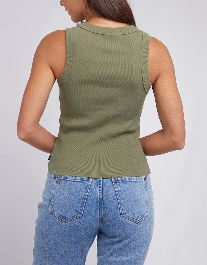 Greta Tank Khaki sold by edge clothing product image thumbnail 3