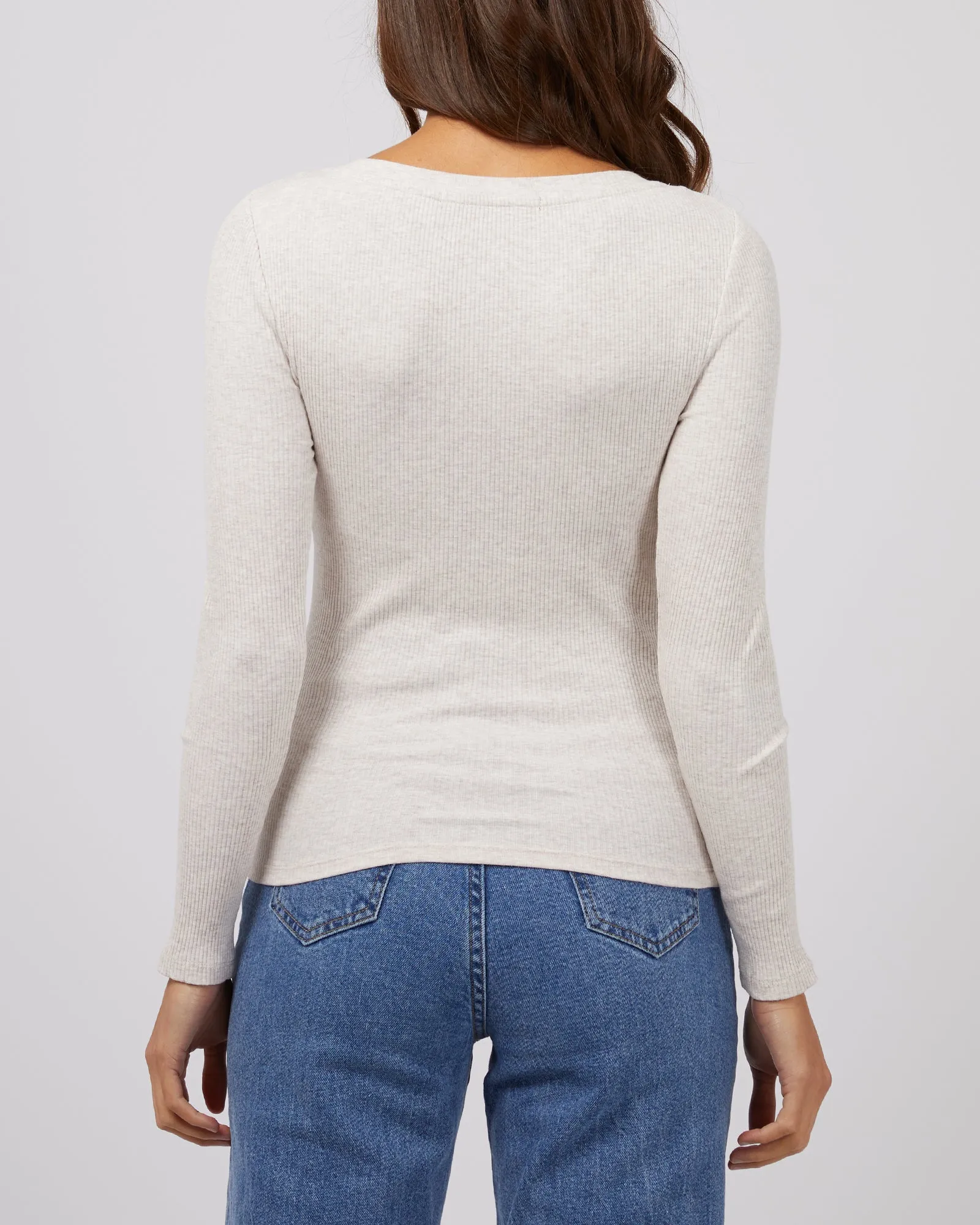 Lily Long Sleeve Oatmeal sold by edge clothing product image thumbnail 3