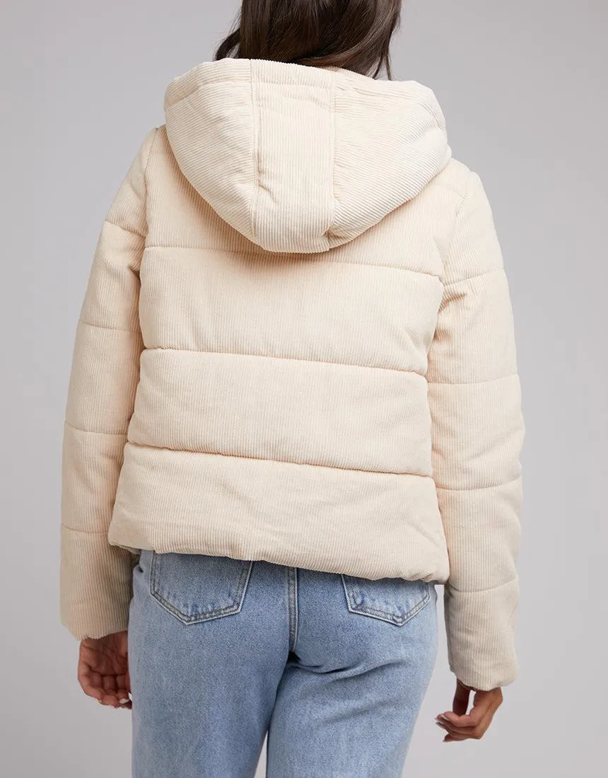Cali Cord Puffer Vintage White sold by edge clothing product image thumbnail 3