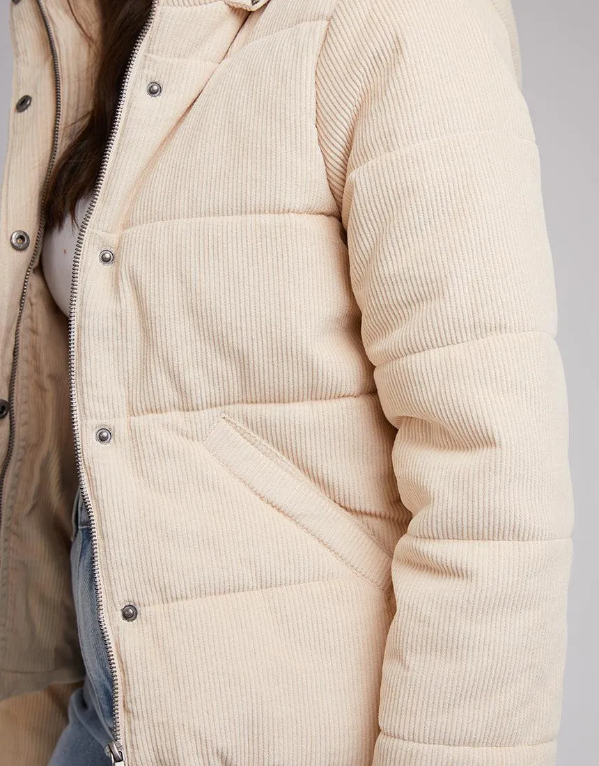 Cali Cord Puffer Vintage White sold by edge clothing product image thumbnail 5