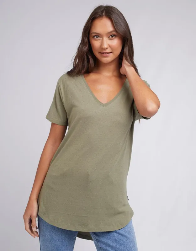 Zuri Tee Khaki sold by edge clothing