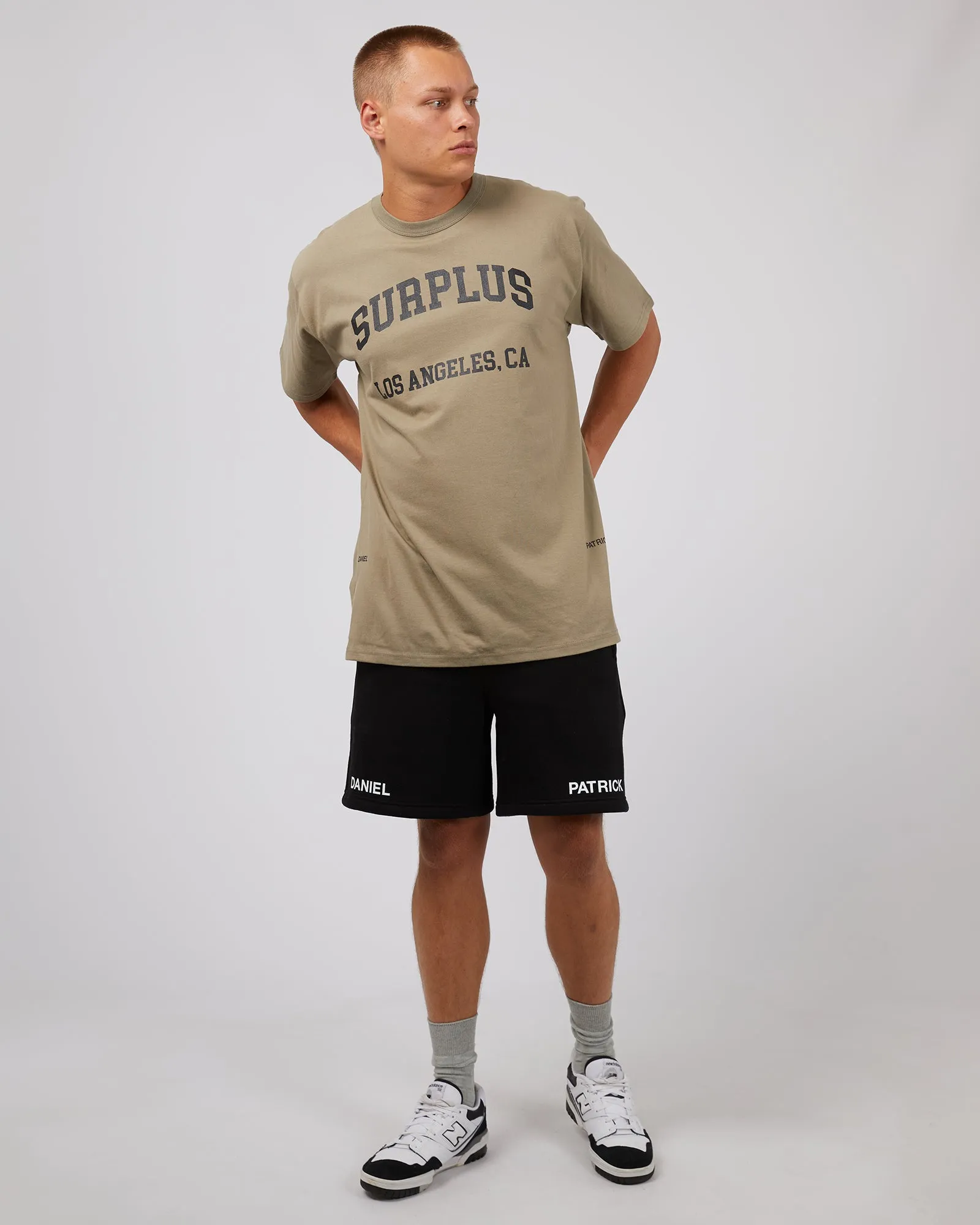 Varsity La Surplus Tee Khaki sold by edge clothing product image thumbnail 2